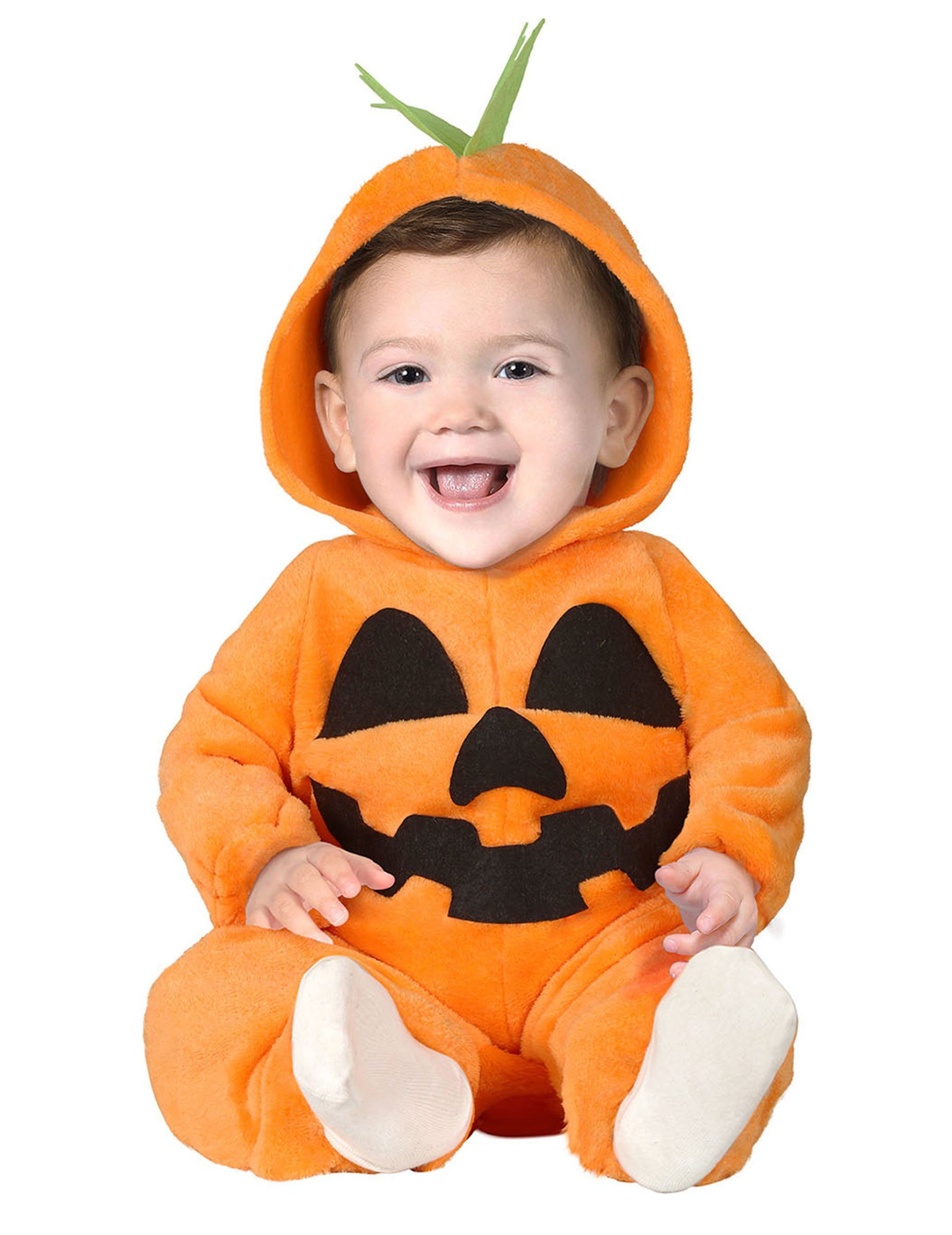 Kostüm Kürbis-Kostüm Overall für Babys orange