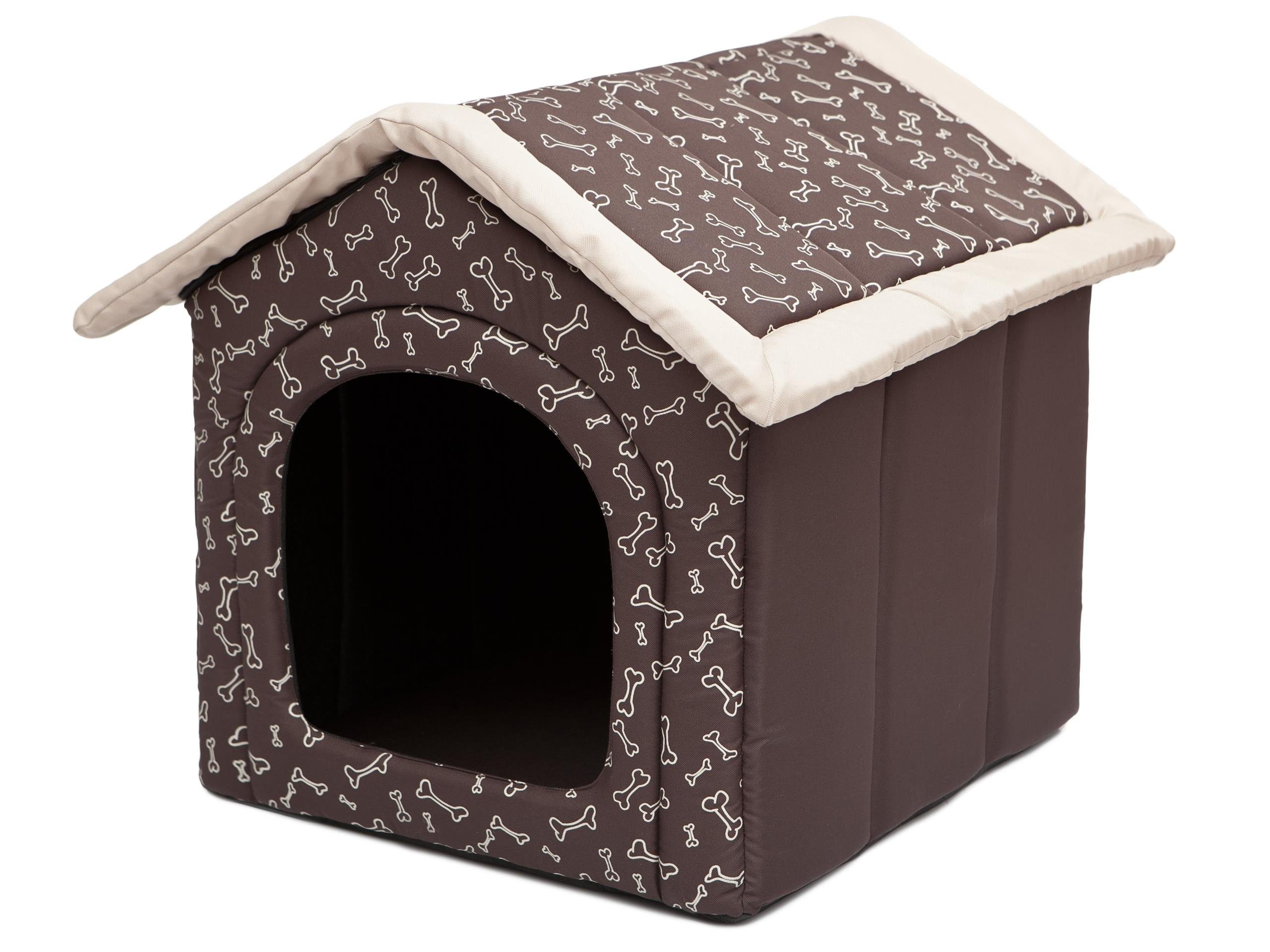 Thumbnail - Bjird Tierhaus Hundehütte - Hundehöhle für kleine mittelgroße und große Hunde, Hundeliegen mit herausnehmbarer Dach, Grö...