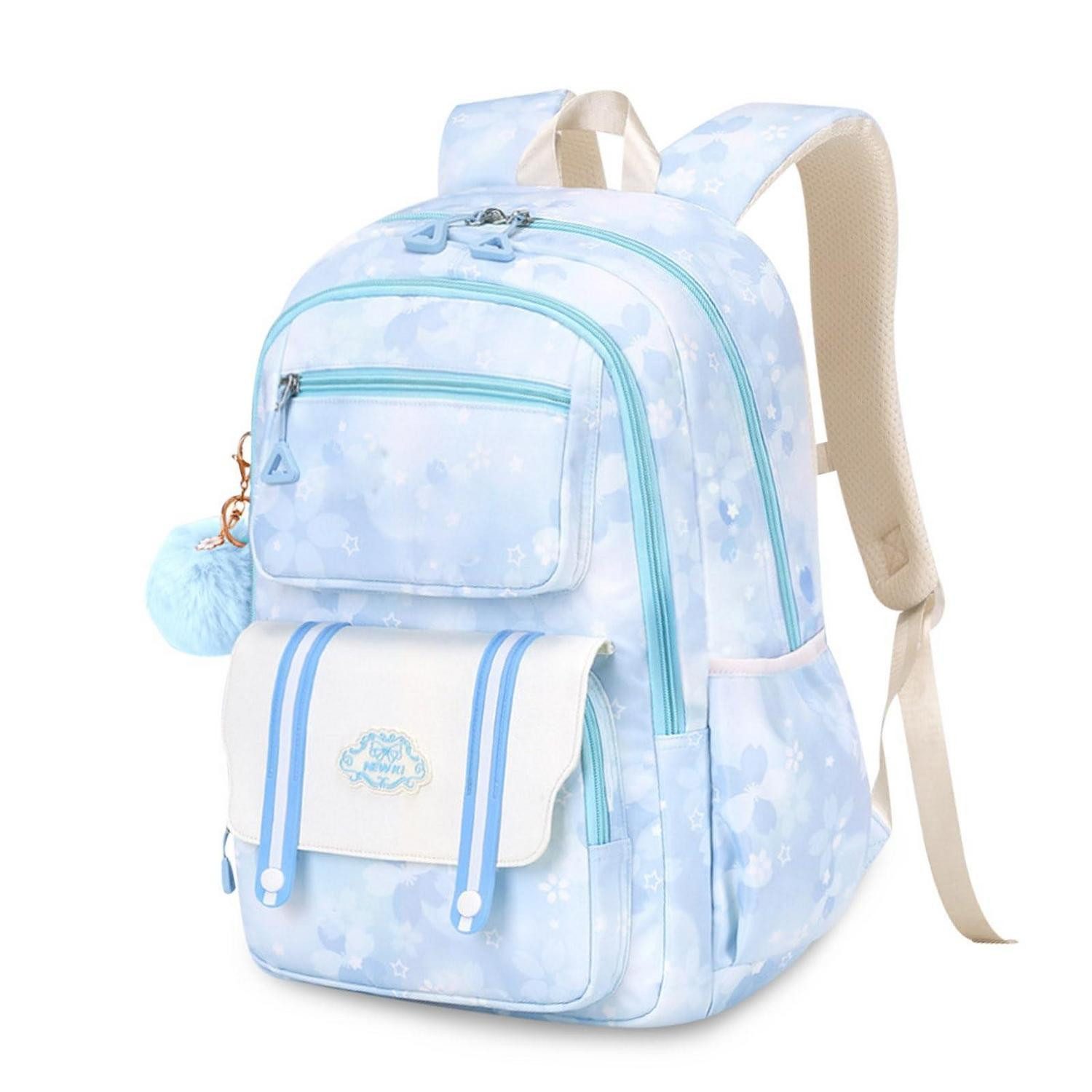 LuxusKollektion Schulranzen Kinderrucksack Cloud Schulranzen Mädchen Blau