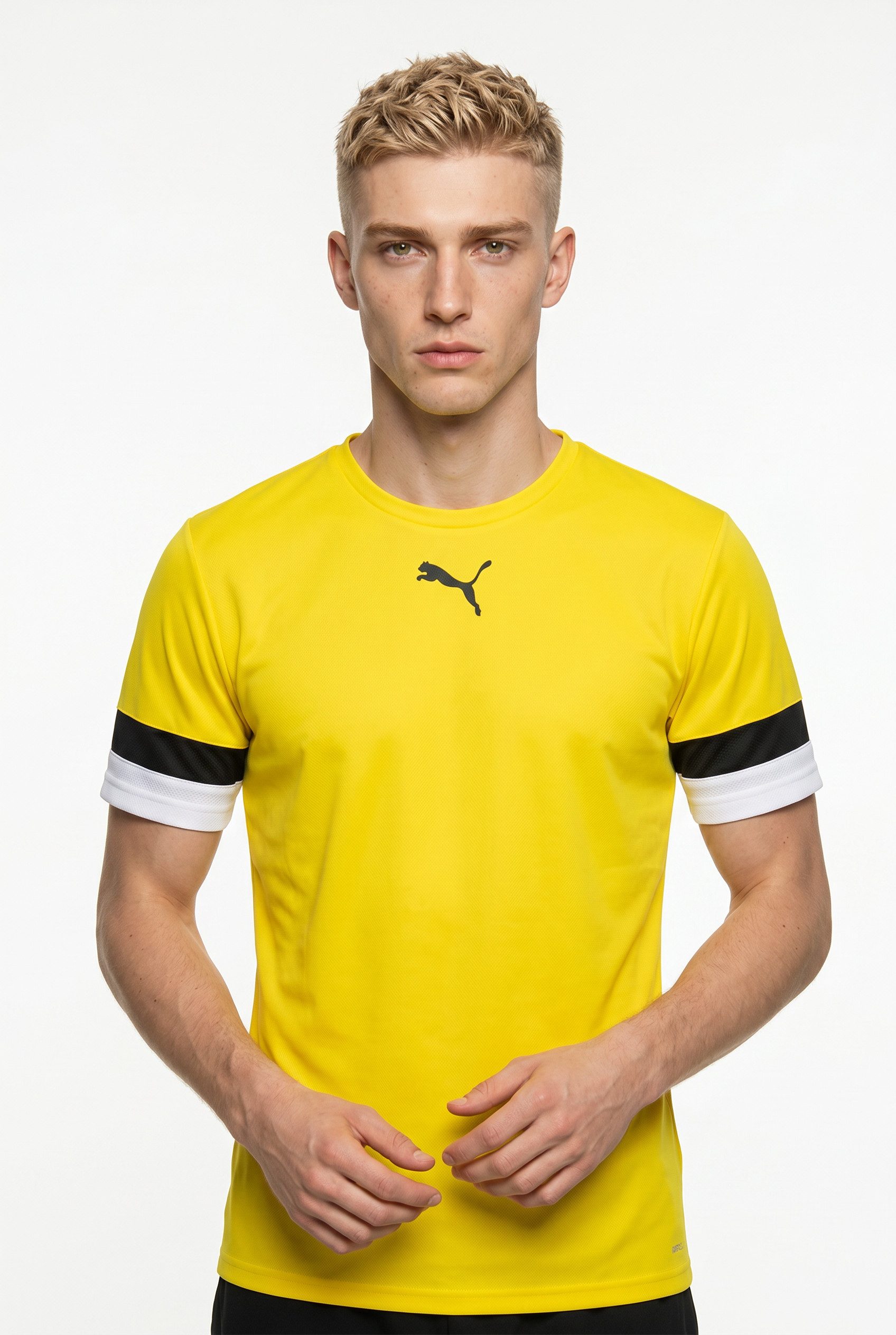 PUMA Fußballtrikot TEAMRISE JERSEY Regular Fit, mit Rundhalsausschnitt, mit Mesh-Details an den Ärmeln