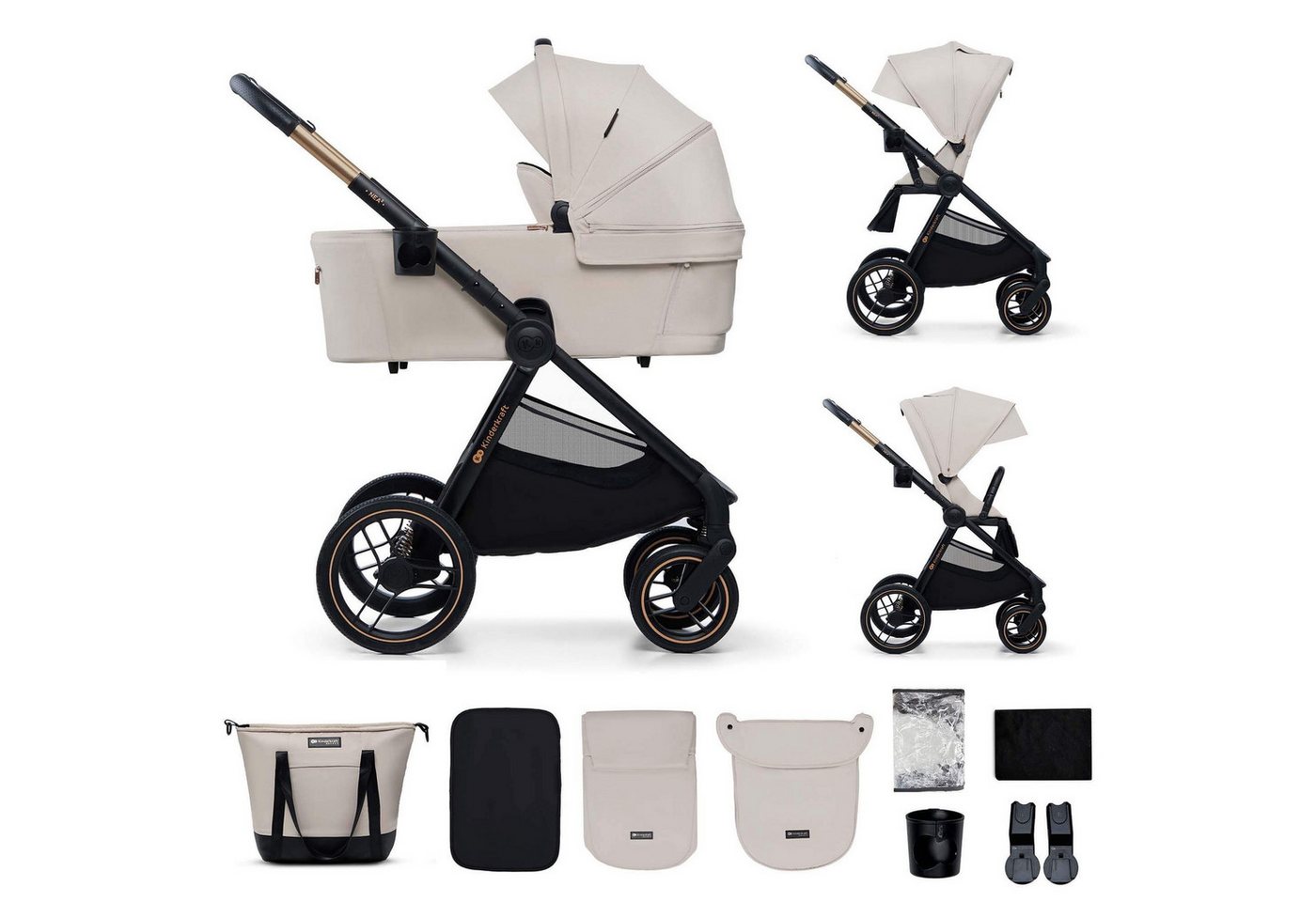 Thumbnail - Kinderkraft Kombi-Kinderwagen Kinderwagen 2in1 Nea / Kombikinderwagen