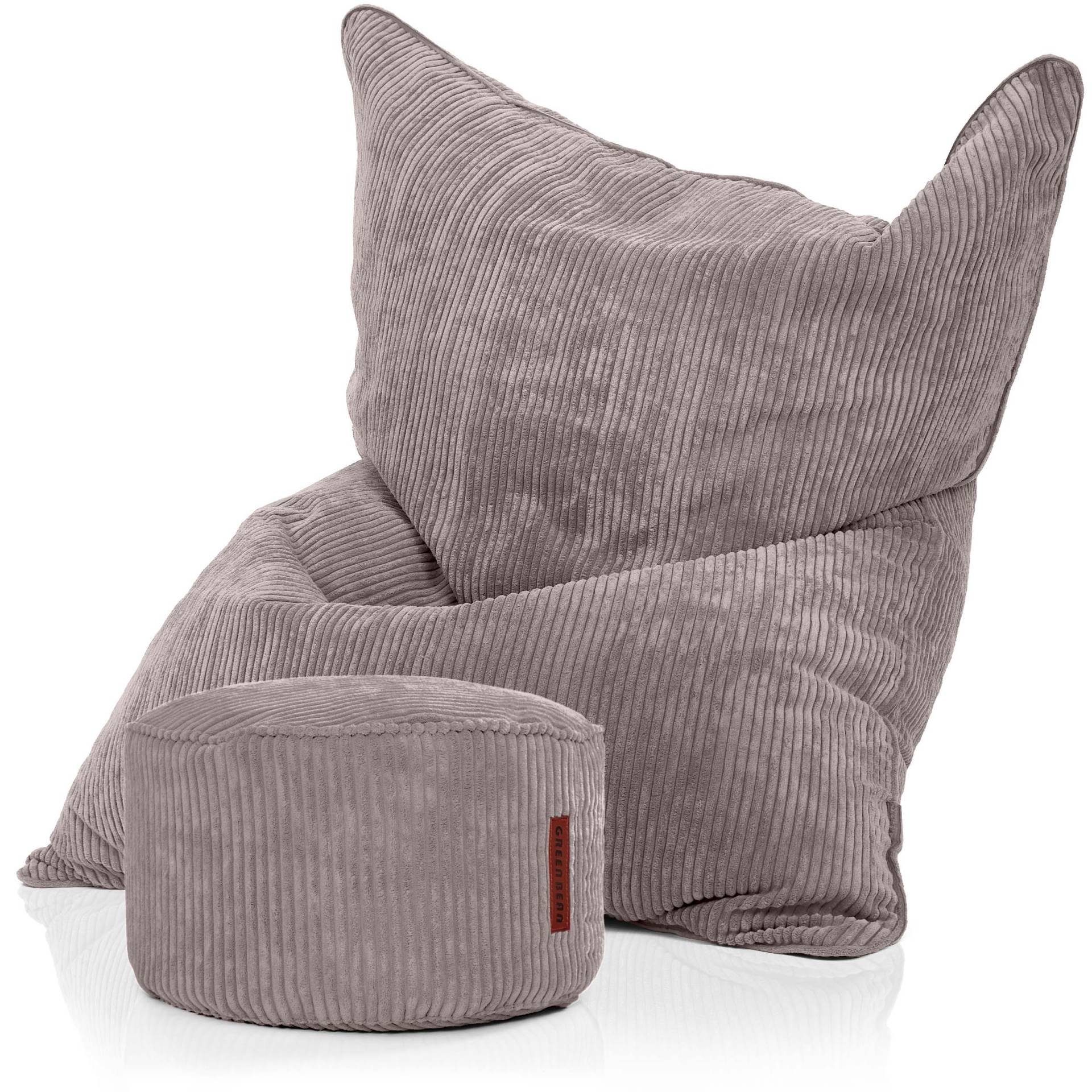 Green Bean Sitzsack Square Cord + günstig online kaufen