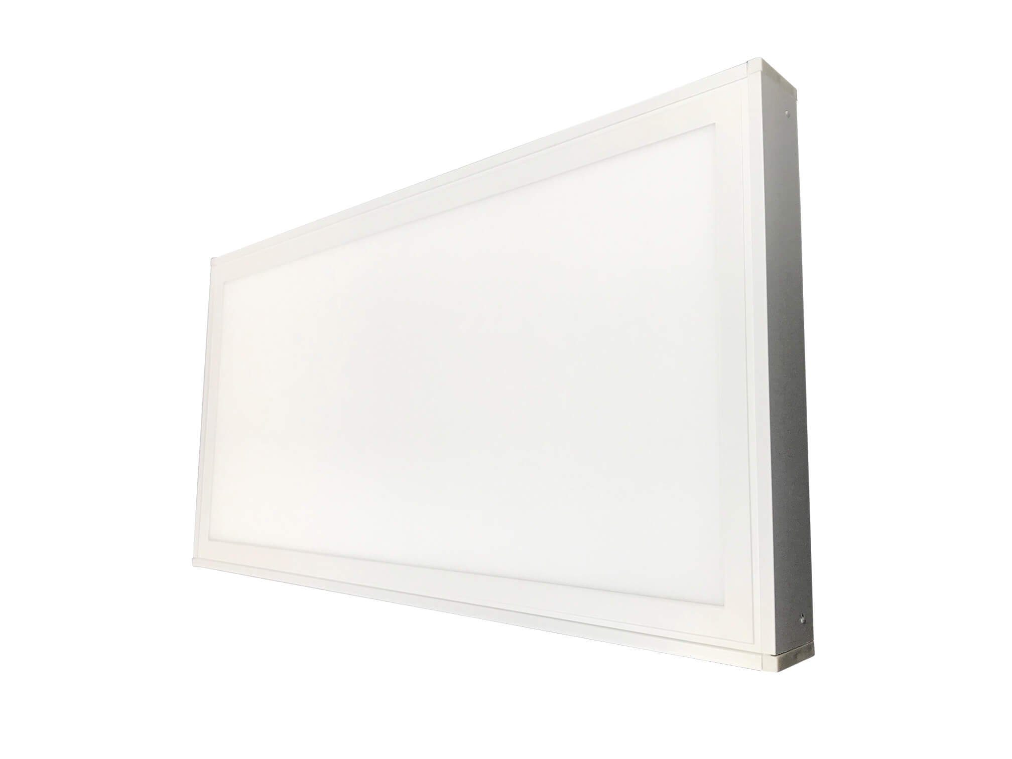 Lecom LED Deckenleuchte 60x30 Aufputz Lampe Panel Quadrat Aufbaurahmen Neutralweiß, Wand Deckenleuchte inkl. Aufbau Quadrat, Panel Eckig LED Deckenlampe