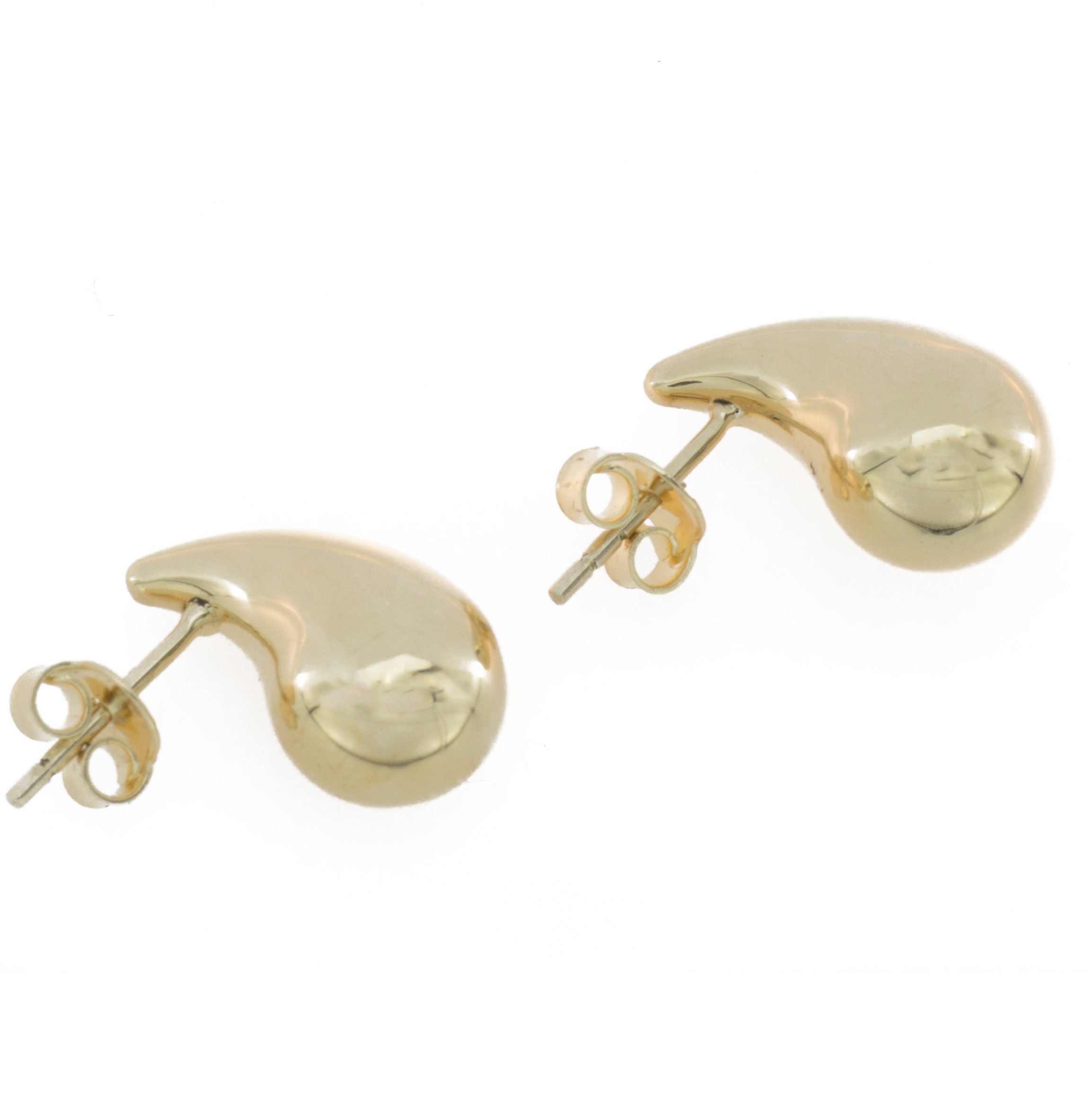 Paar Ohrstecker Ohrstecker Träne aus 333 Gold 8 Karat
