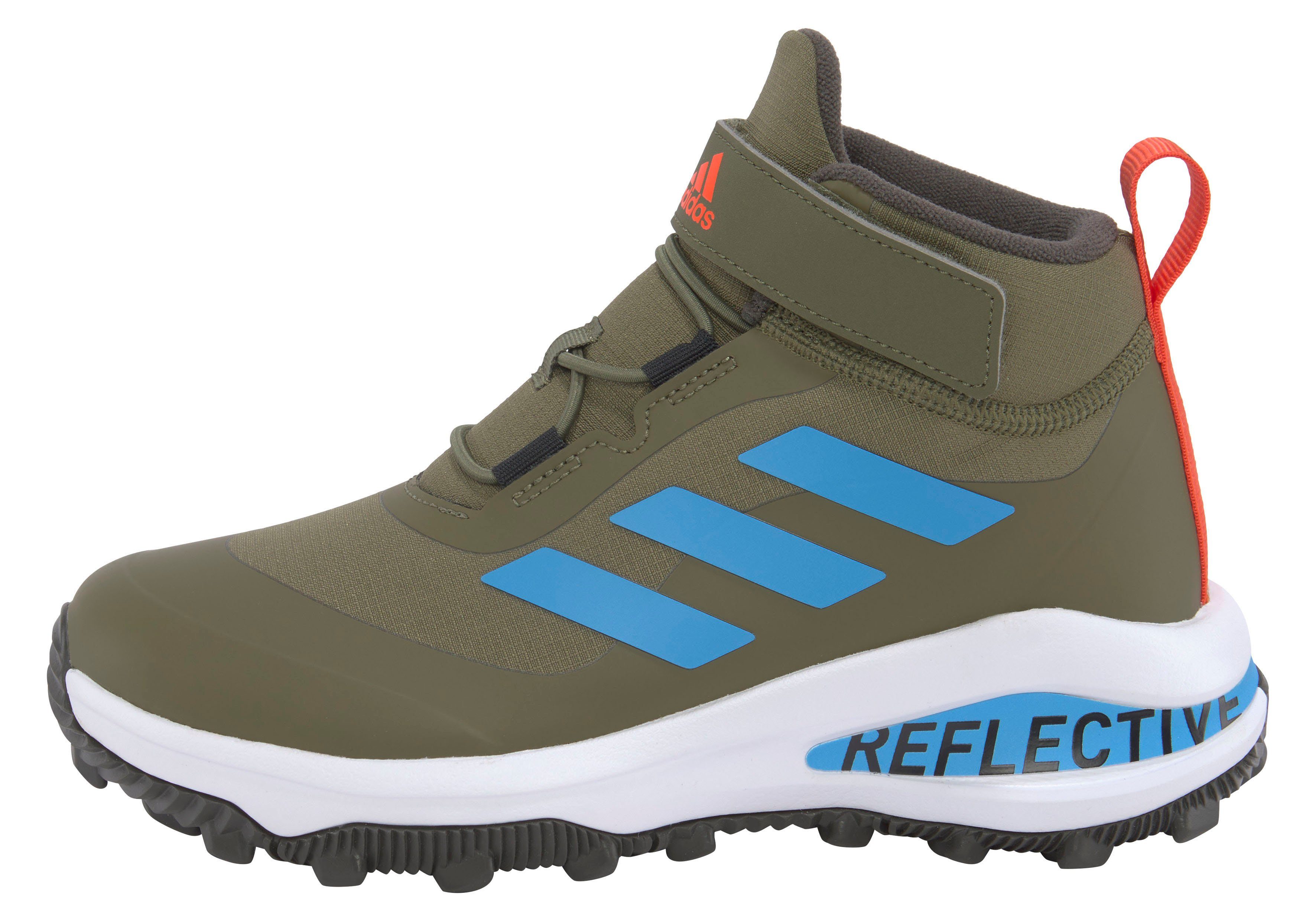 adidas Sportswear FORTARUN ALL TERRAIN CLOUDFOAM SPORT ELASTIC LACE AND TOP  STRAP Outdoorschuh mit Klettverschluss, Obermaterial aus Ripstop-Textil mit  aufgeschweißten Overlays