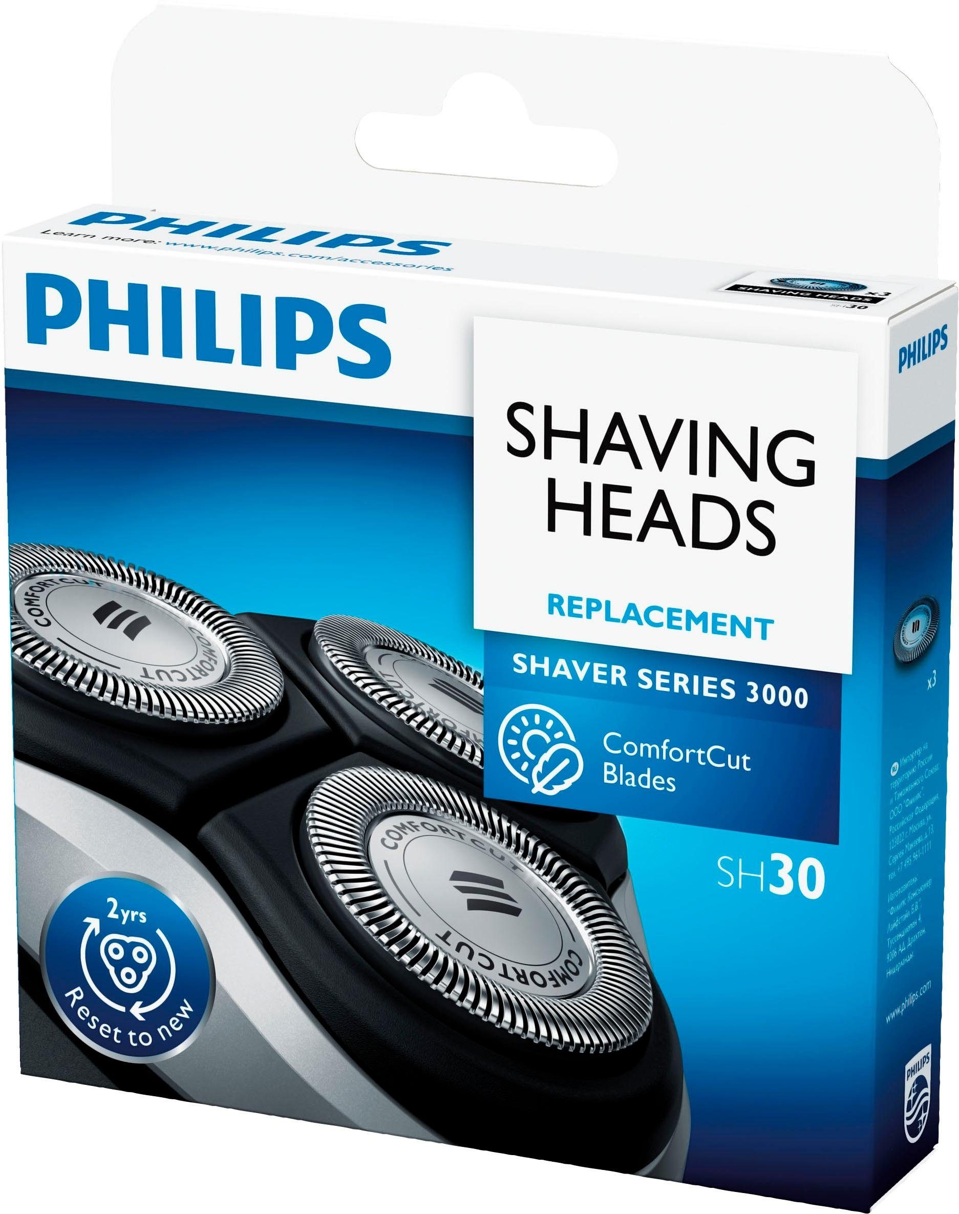 1000 Ersatzscherköpfe 3000 Philips SH30/50, Ersatzscherköpfe Series alle für und Rasierer der