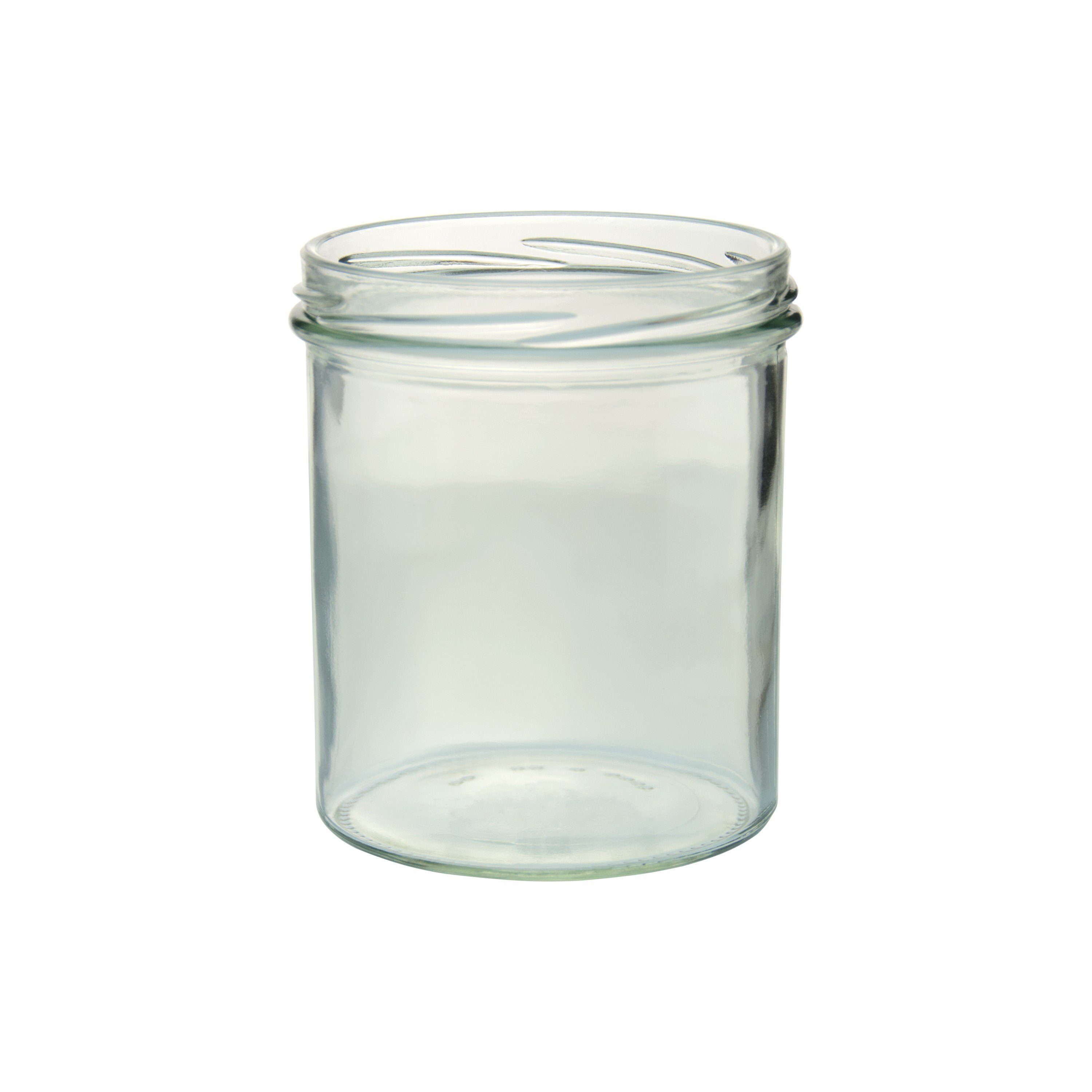 Set 350 Sturzglas To 24er ml MamboCat Glas 82 silberner Deckel, Marmeladenglas Einmachglas