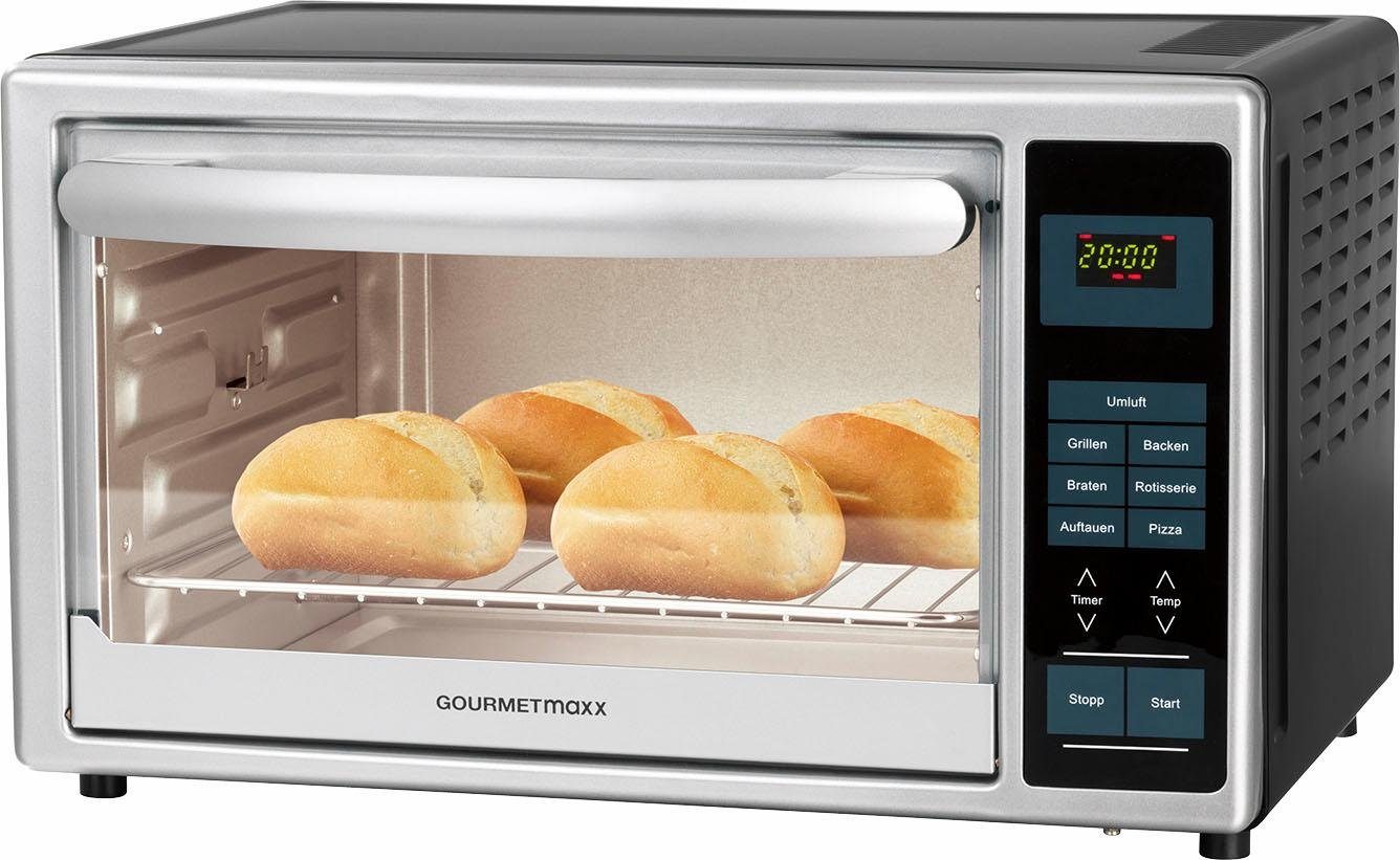 Gourmetmaxx Minibackofen Mit Umluft Ober Unterhitze Mit