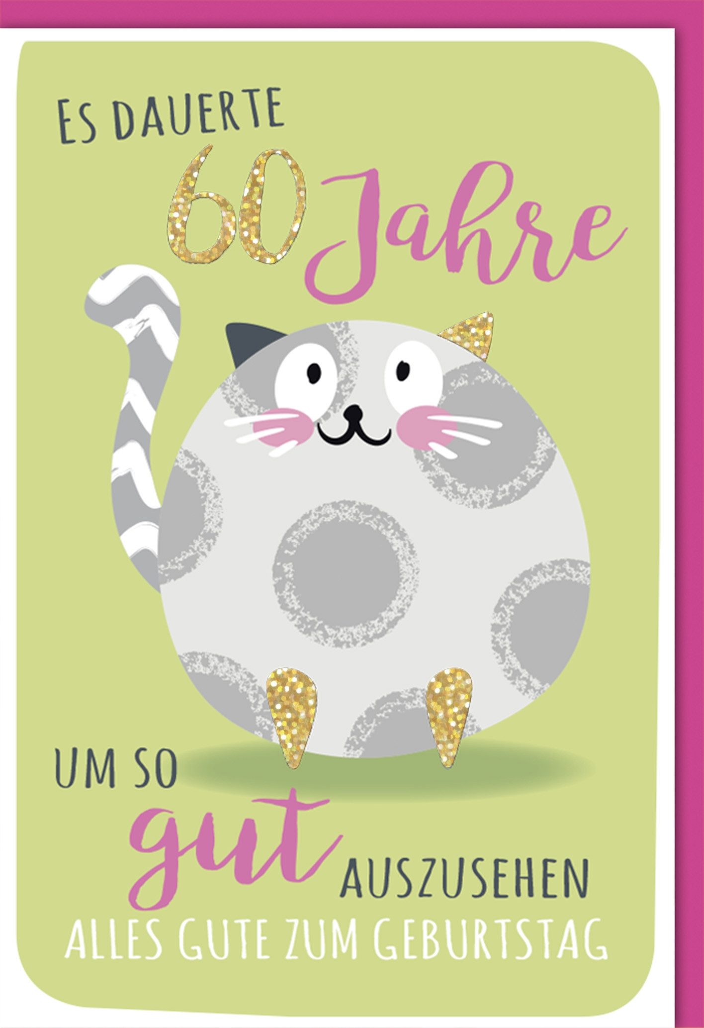 Verlag Dominique Grußkarten 60. Geburtstag Karte mit Umschlag 1