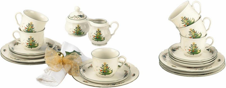 Seltmann Weiden Kaffeeservice, Porzellan, 20 Teile, »Marieluise ... Seltmann Weiden Kaffeeservice, Porzellan, 20 Teile, »Marieluise ...