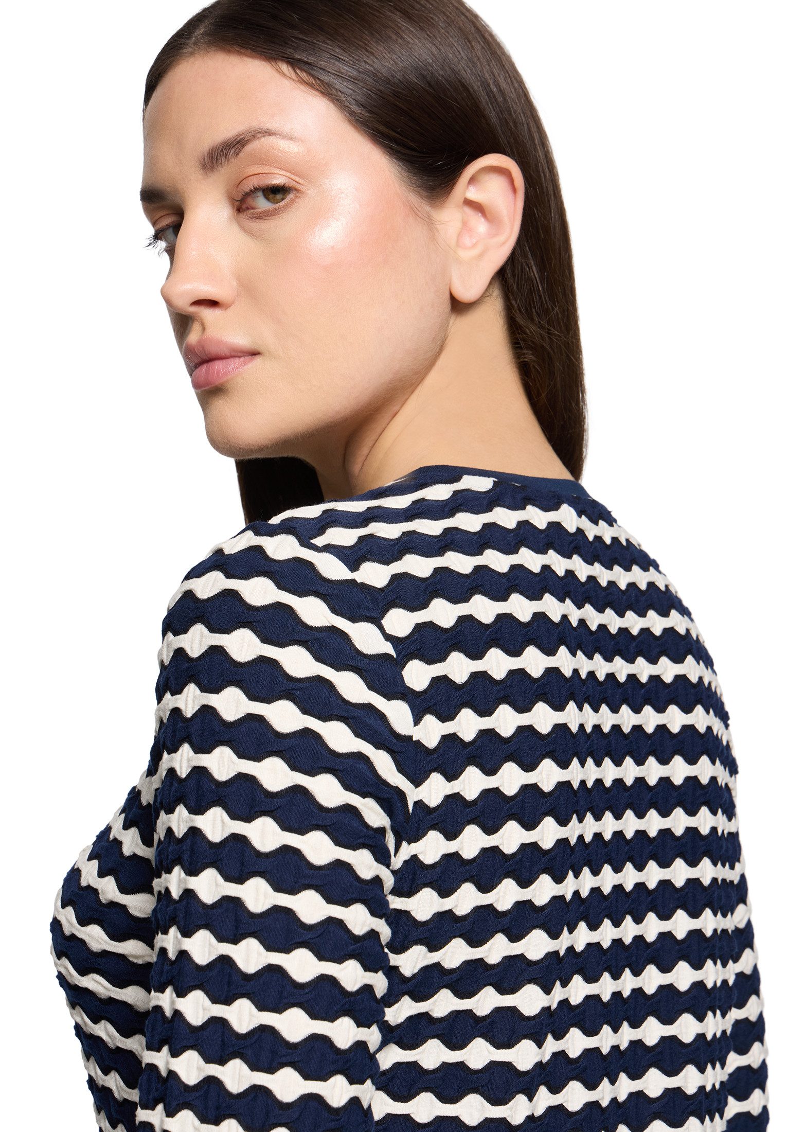 Betty Barclay 3/4-Arm-Shirt Damen mit Rundhalsausschnitt (1-tlg) Material