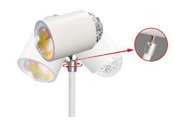 autolock Projektionslampe Sonnenuntergangs-Projektionslampe - Sternennacht Lichter Wasser, Ripple-Rotation - Nachtlichtprojektor mit USB-Kabel - Bodenständer