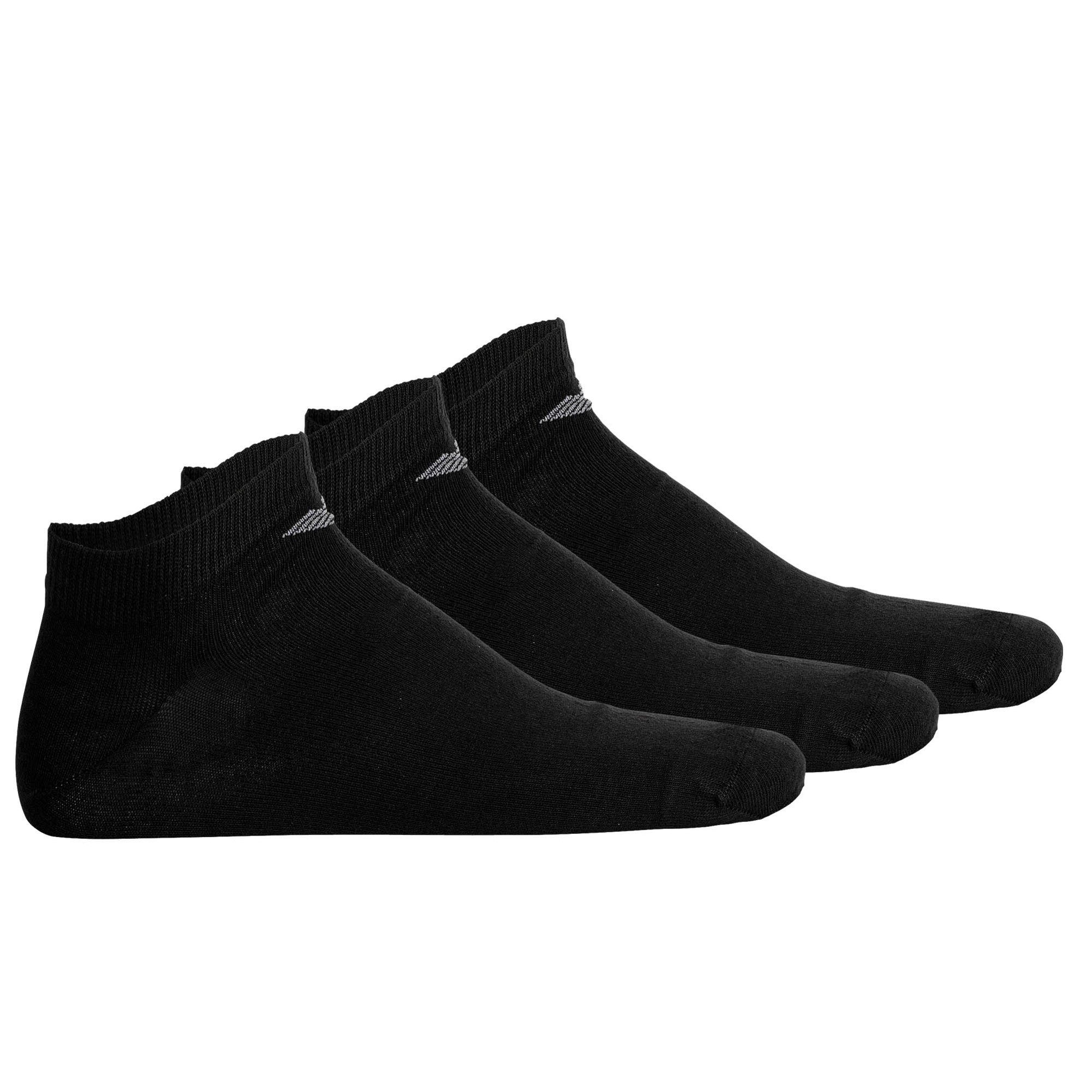 Emporio Armani Sneakersocken Herren Socken 3er Pack Baumwolle CASUAL COTTON günstig online kaufen