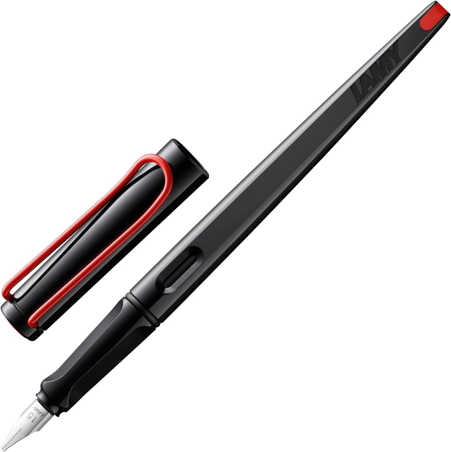 LAMY Füllfederhalter joy, Schönschreibfüller strawberry black Federspitzen 1.1 1.5 1.9