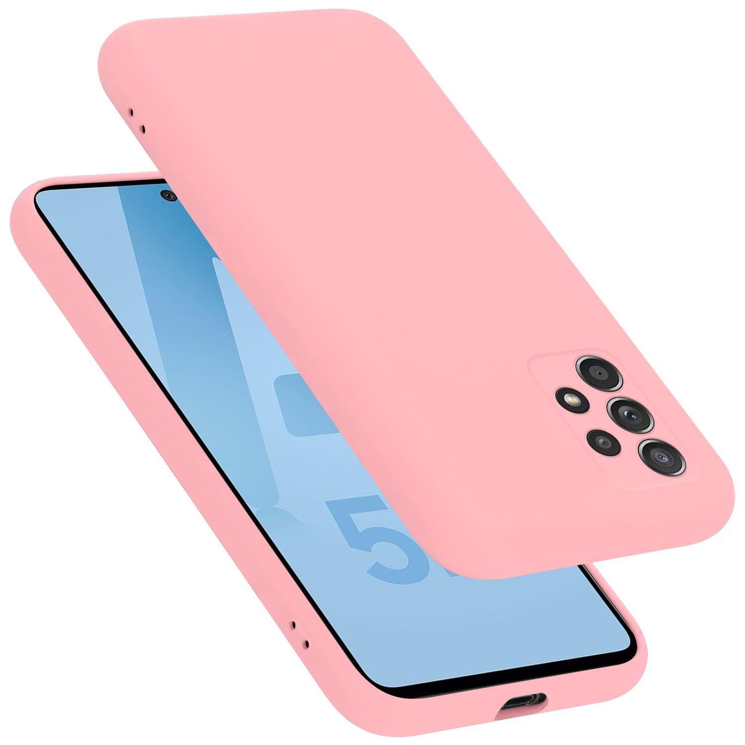 Cadorabo Handyhülle für Samsung Galaxy A52 (4G / 5G) / A52s Hülle Samsung Galaxy A52 (4G / 5G) / A52s, Flexible Hülle TPU Silikon Schutzhülle Back Cover Case