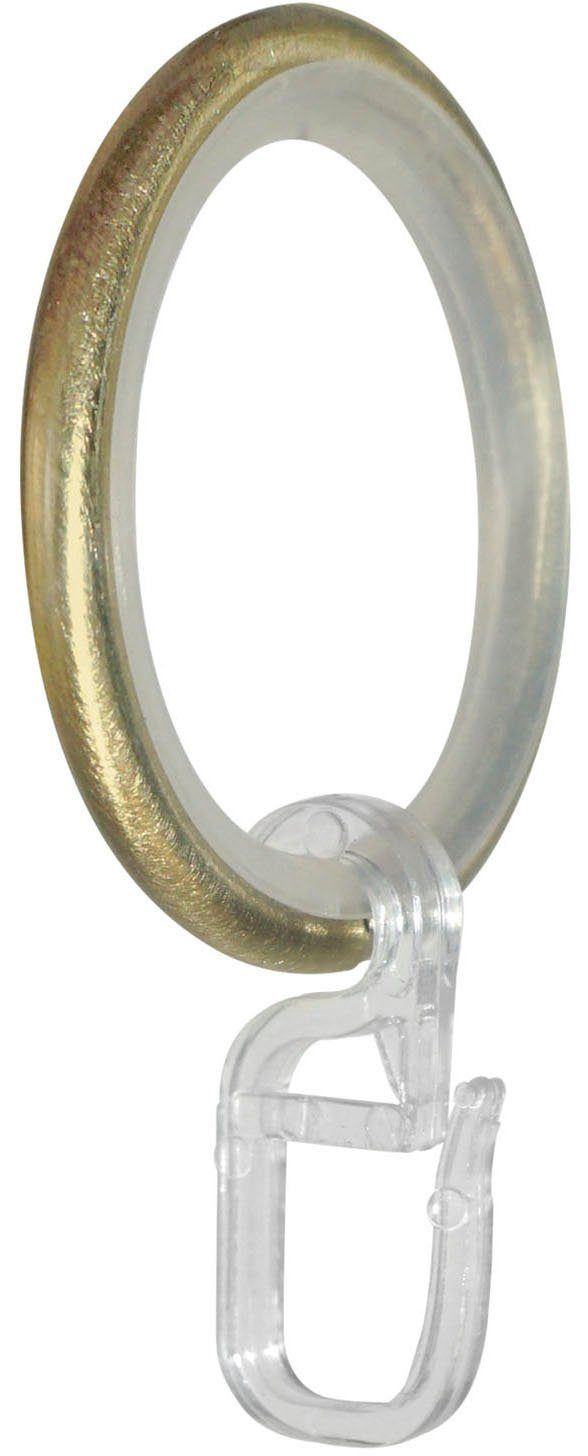 GARESA Gardinenring Ring mit Haken, (20-St), für Durchmesser bis 20mm, einfache Montage