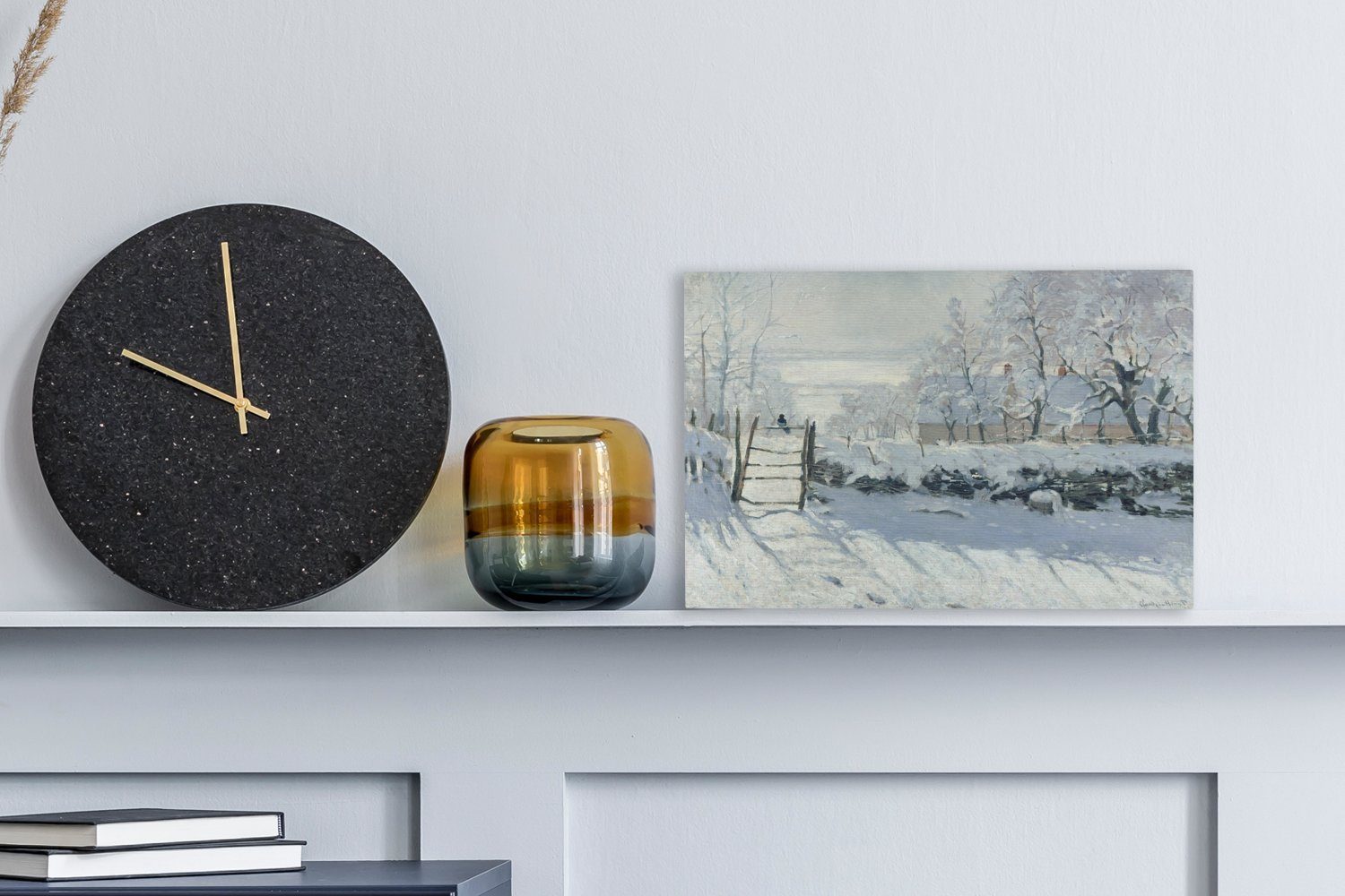 OneMillionCanvasses® Leinwandbild Die Elster - Kunstdrucke von Claude Monet günstig online kaufen