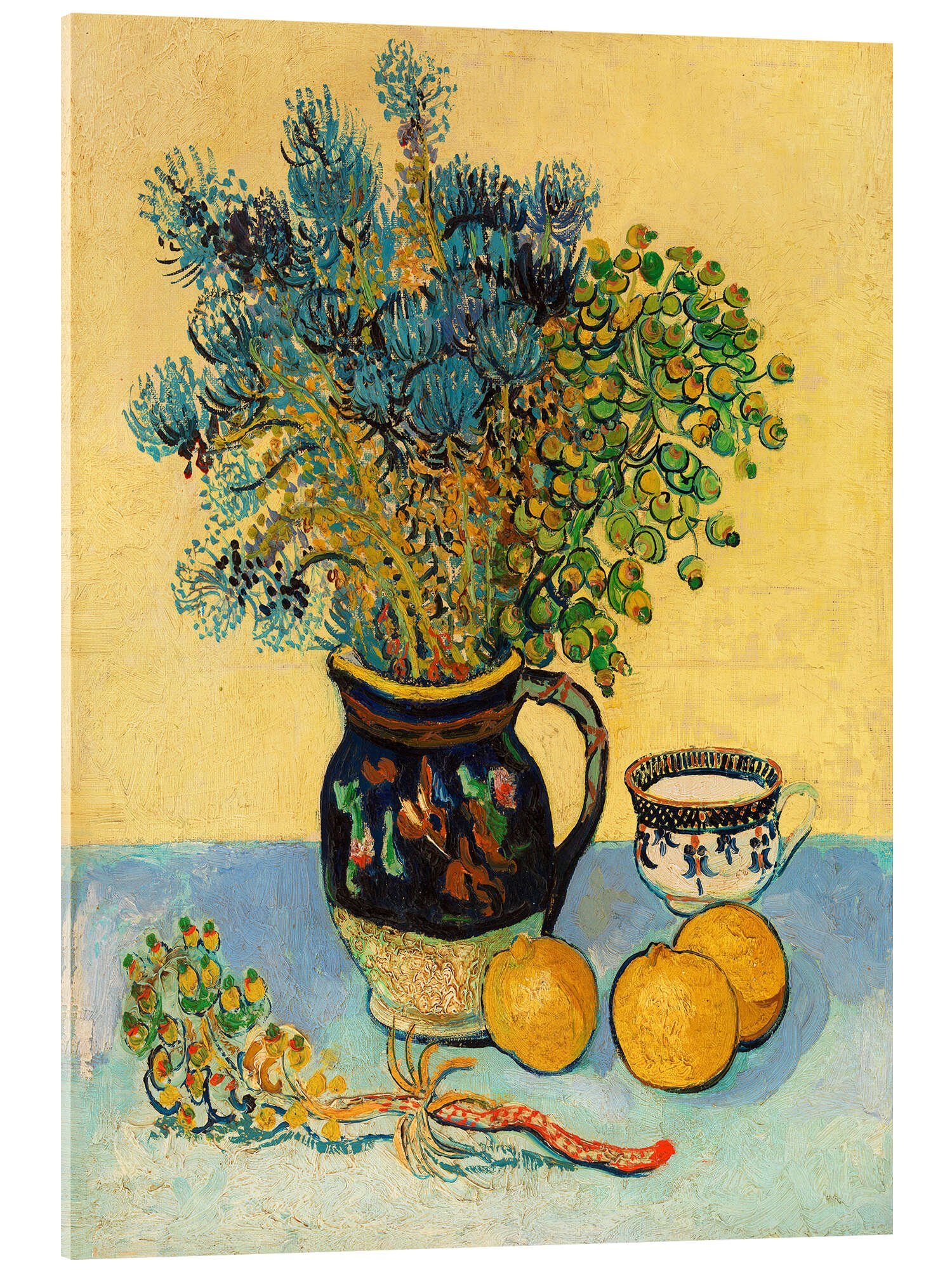 Posterlounge Wandbild Blumenschmuck und Früchte, 1888, Vincent van Gogh, erhältlich als Poster, Leinwandbild, Wandsticker oder Acrylglasbild