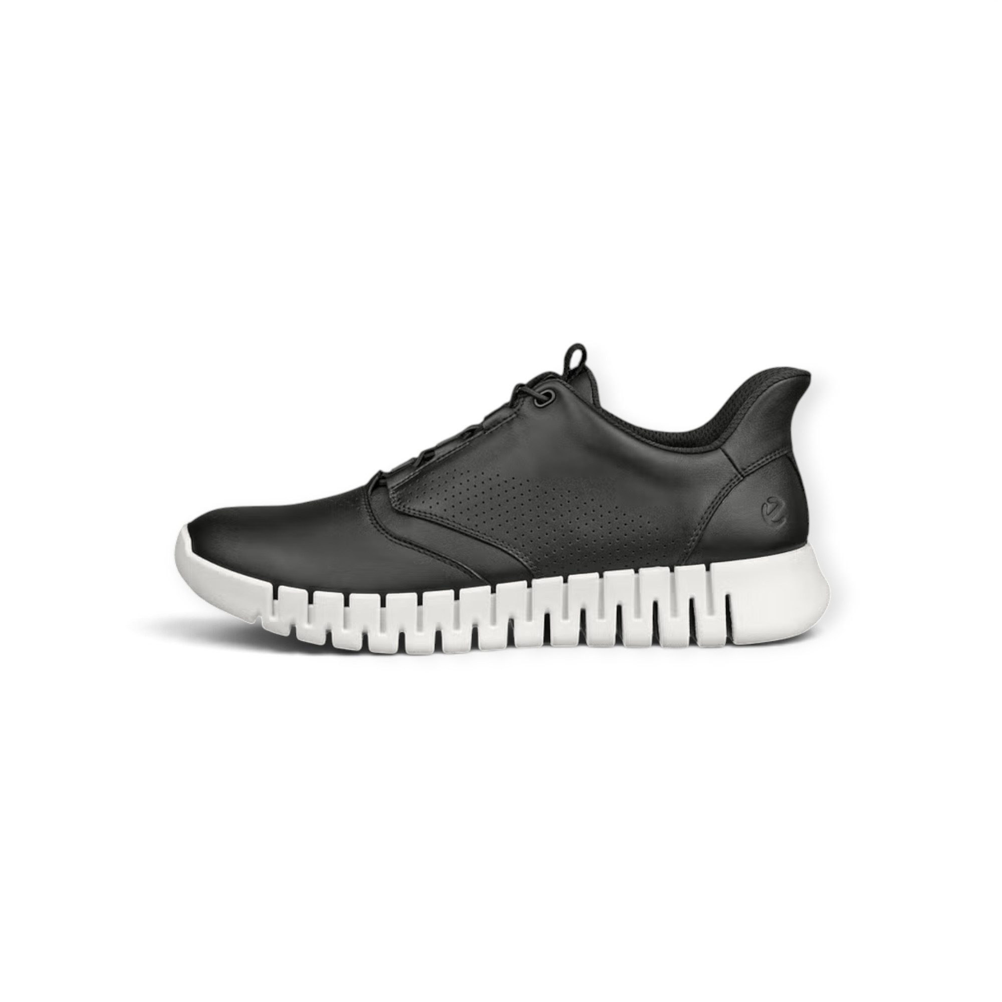 Ecco Gruuv (Leder/Textil) 2026 schwarz/weiss Herren Sneaker