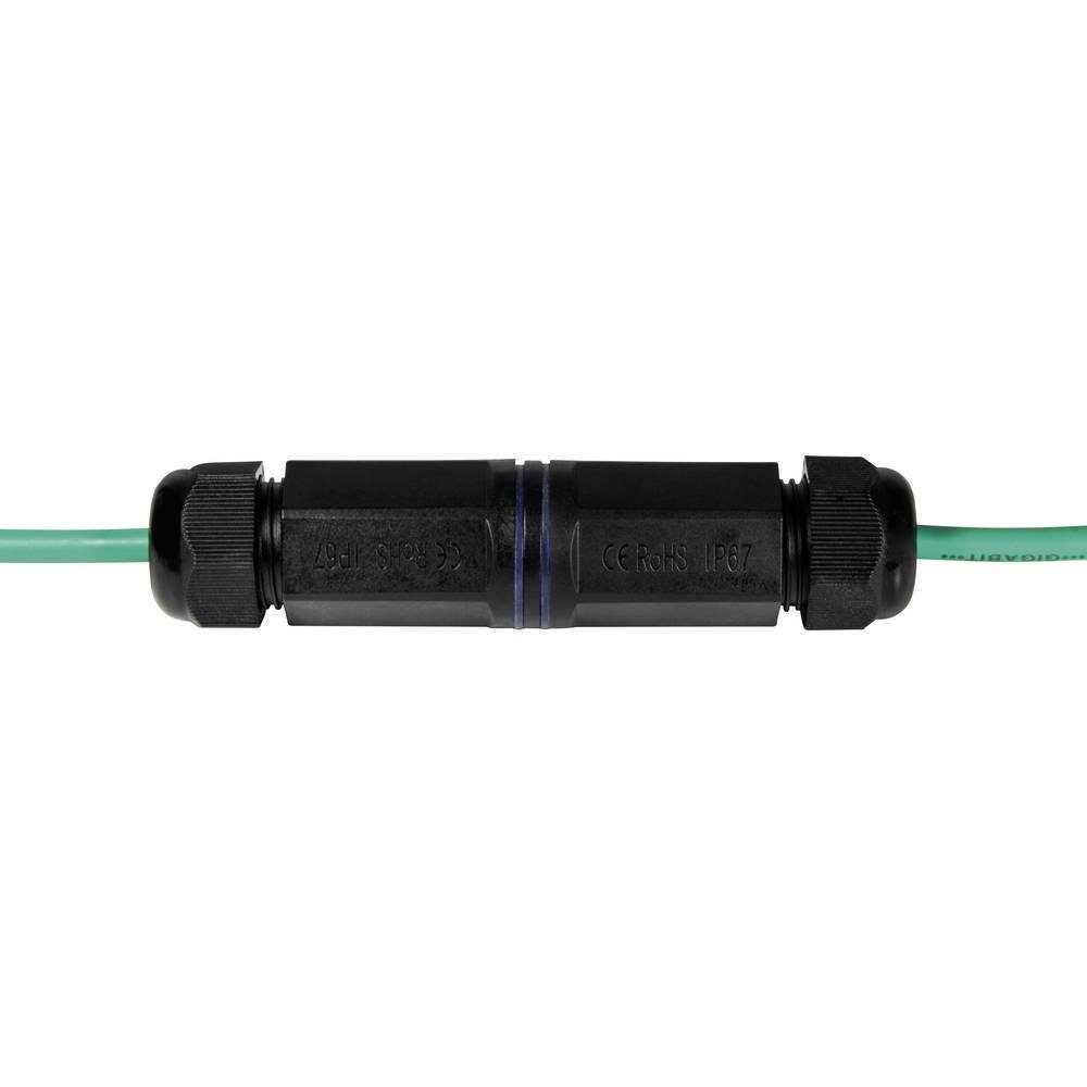Outdoor Patchkabelverbinder 2x RJ45 Buchse, IP67 Netzwerk-Adapter