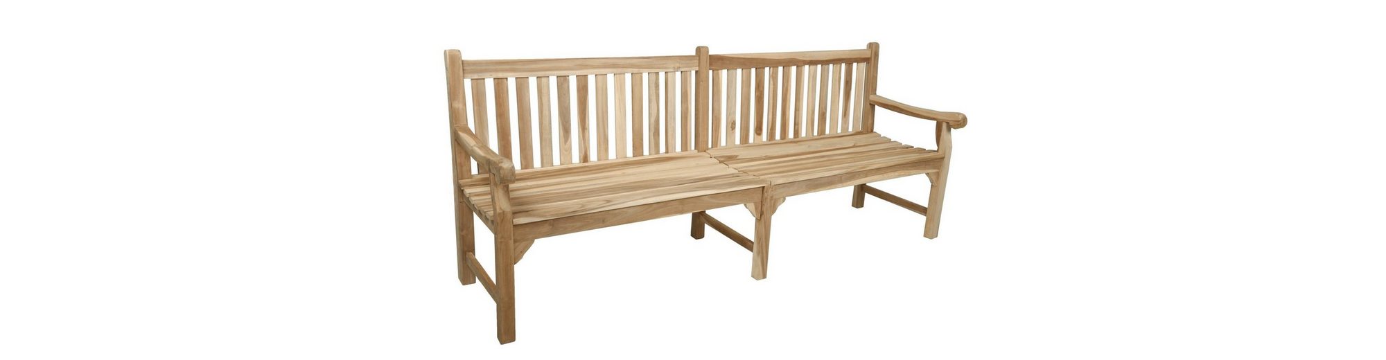 Garden Pleasure Gartenbank, Bank MADURA, 5Sitzer Holz Teak Gartenbank