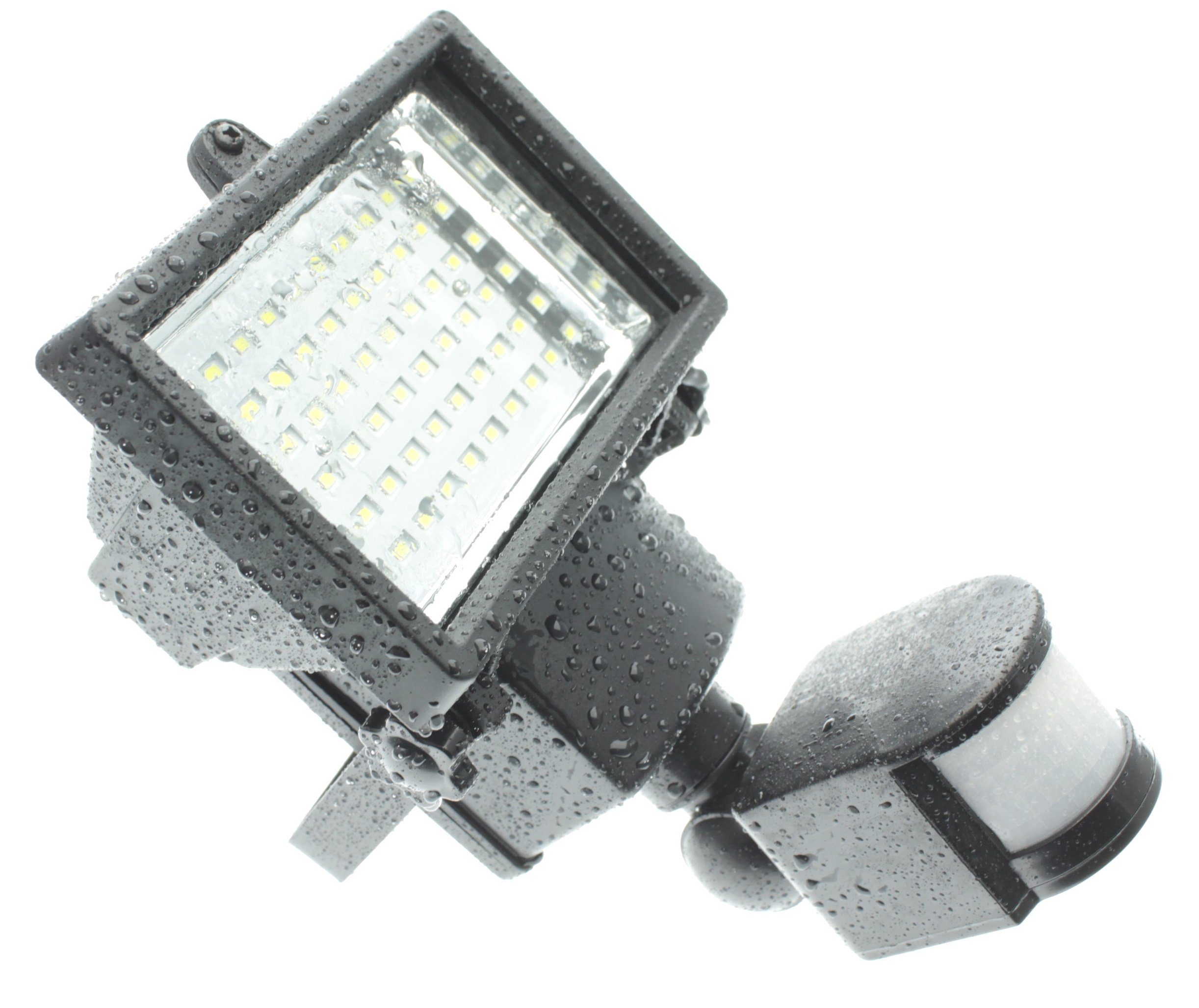 TRANGO LED Außen-Wandleuchte, Bewegungsmelder, SOL-YF60 LED Solar Strahler *GREEN* Solar Wandleuchte I Solar Fluter mit Bewegungsmelder I Solar Außenleuchte I Solarlampen mit Bewegungsmelder, Außenleuchte, Solar Sensor Strahlerleuchte