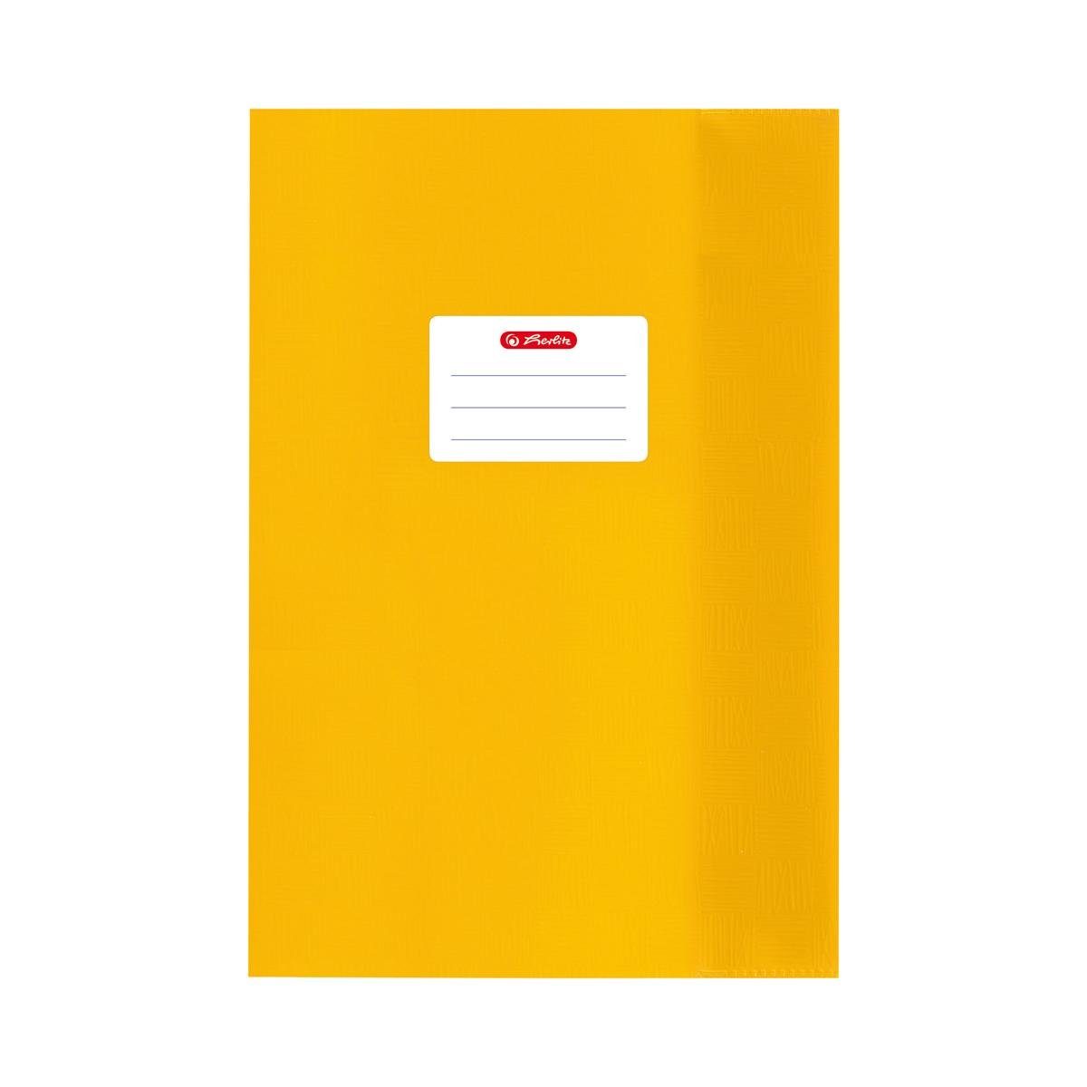 Herlitz Schulheft 20 Herlitz Heftumschläge / DIN A5 / Baststruktur / 5 verschiedene Farb – Bild 5 von 5