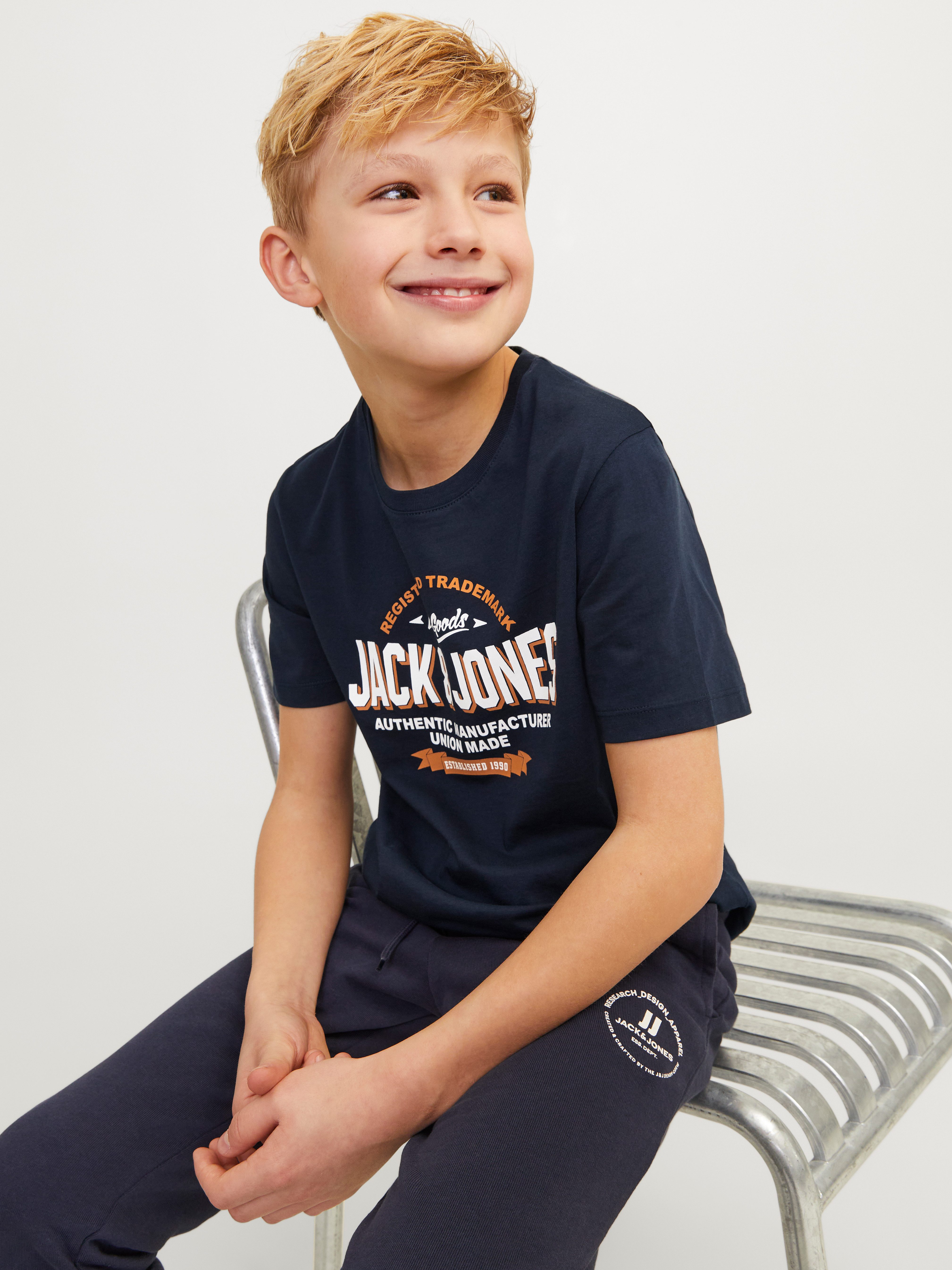 Jack & Jones Junior Rundhalsshirt JJELOGO günstig online kaufen