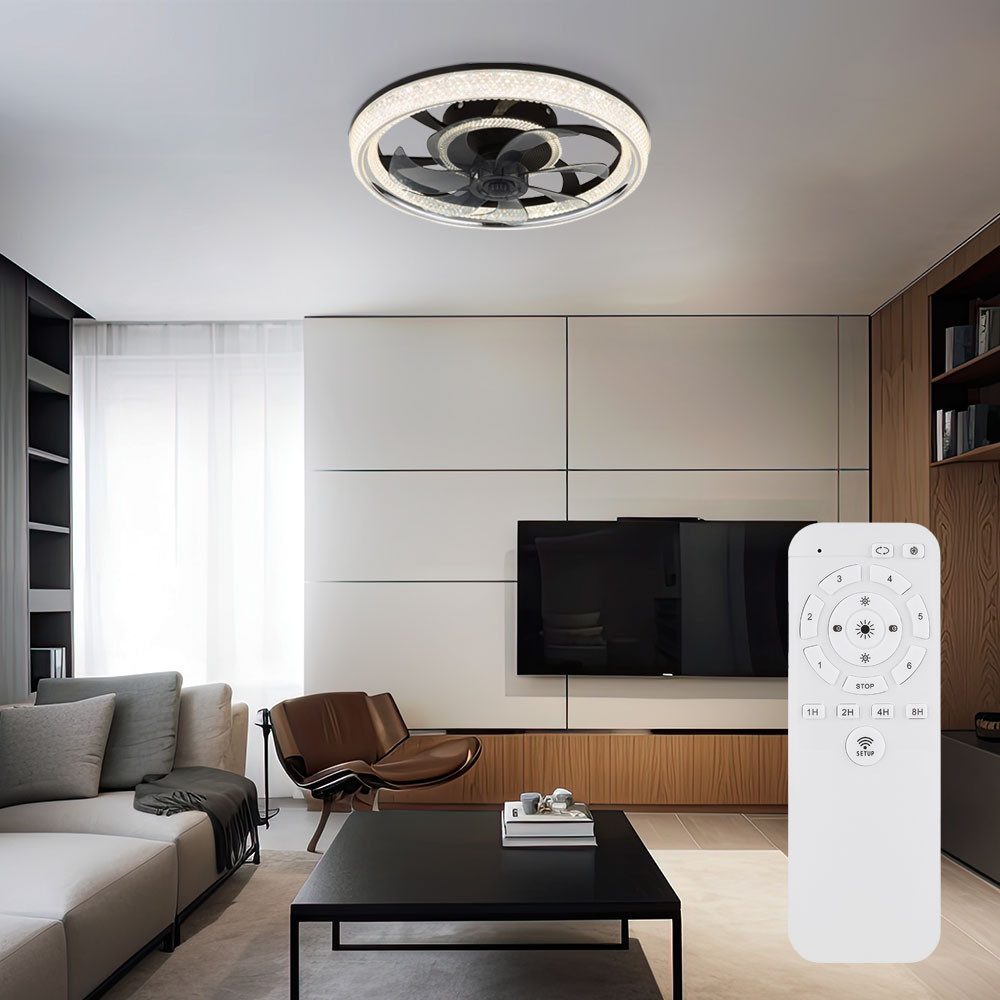 GLOBO LIGHTING Deckenventilator, Deckenventilator Deckenlampe LED günstig online kaufen