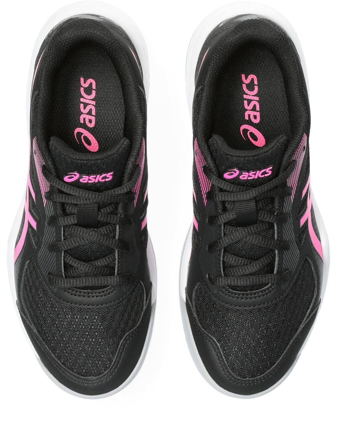 UPCOURT schwarz/pink Tennisschuhe (976) GS 5 Indoor Kinder Tennisschuh Asics