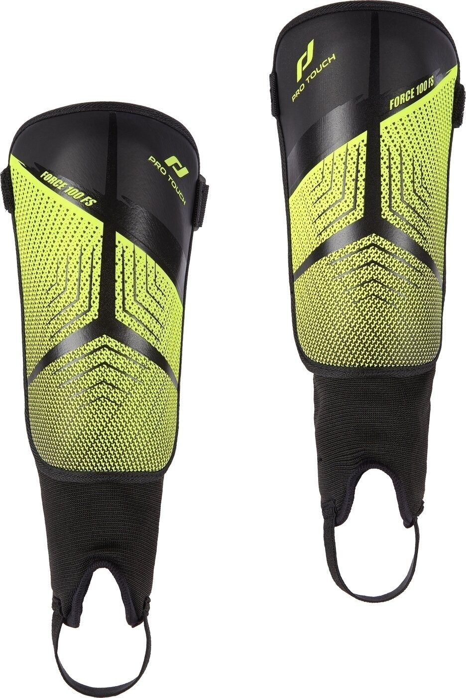 Pro Touch Fußball Schienbeinschoner Force 100 FS Schienbein-Schützer SCHWARZ/ROT