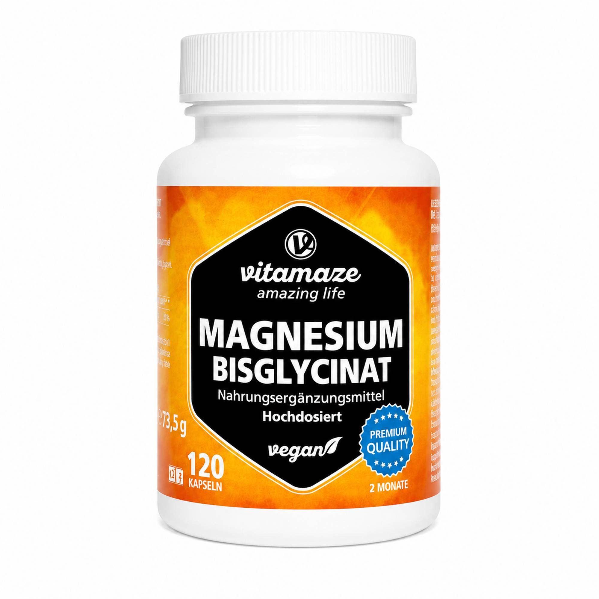 Vitamaze MAGNESIUM BISGLYCINAT 750 mg vegan Kapseln Kapsel