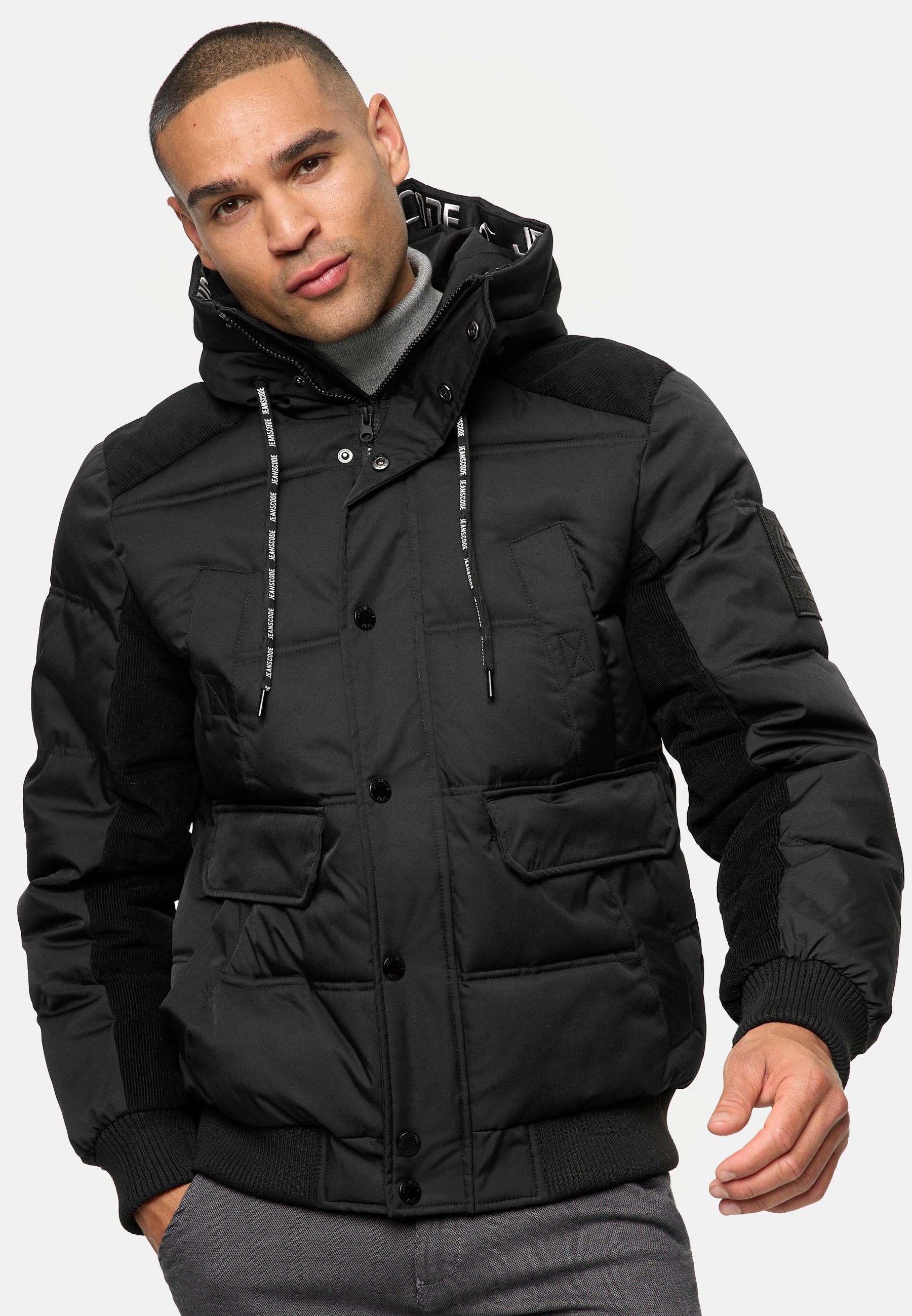Indicode Winterjacke Herren INJakobe Jacke Winter Herrenjacke