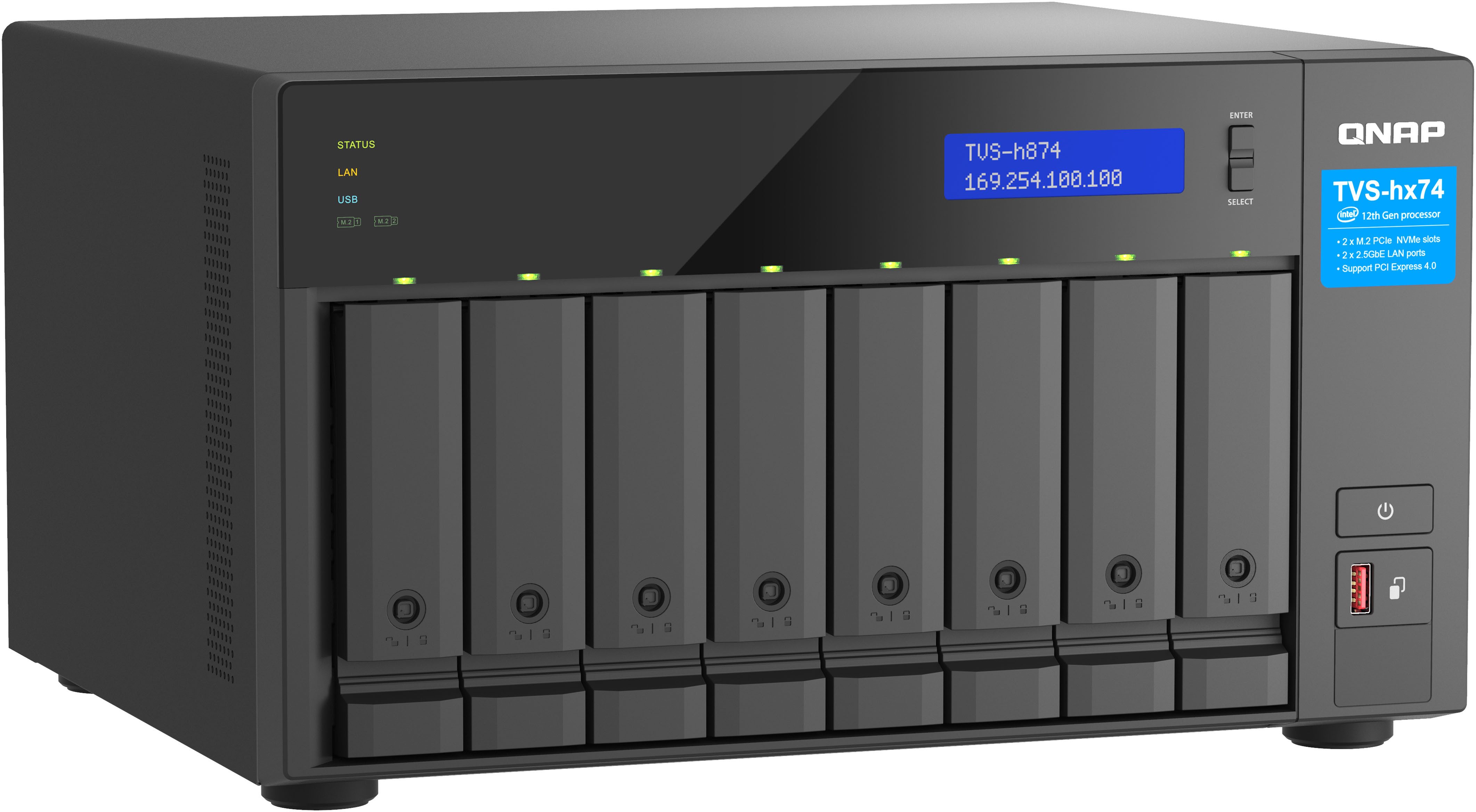 QNAP TVS-H874T-I7-32G NAS-Server