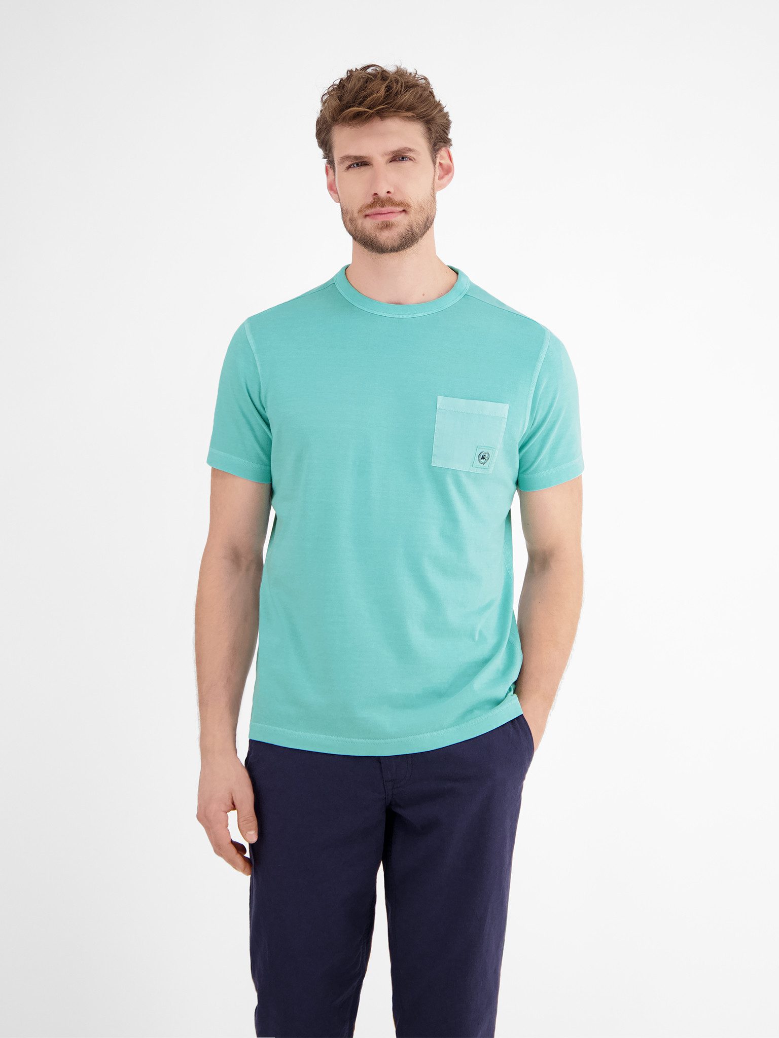 LERROS T-Shirt mit Logo Stickerei günstig online kaufen