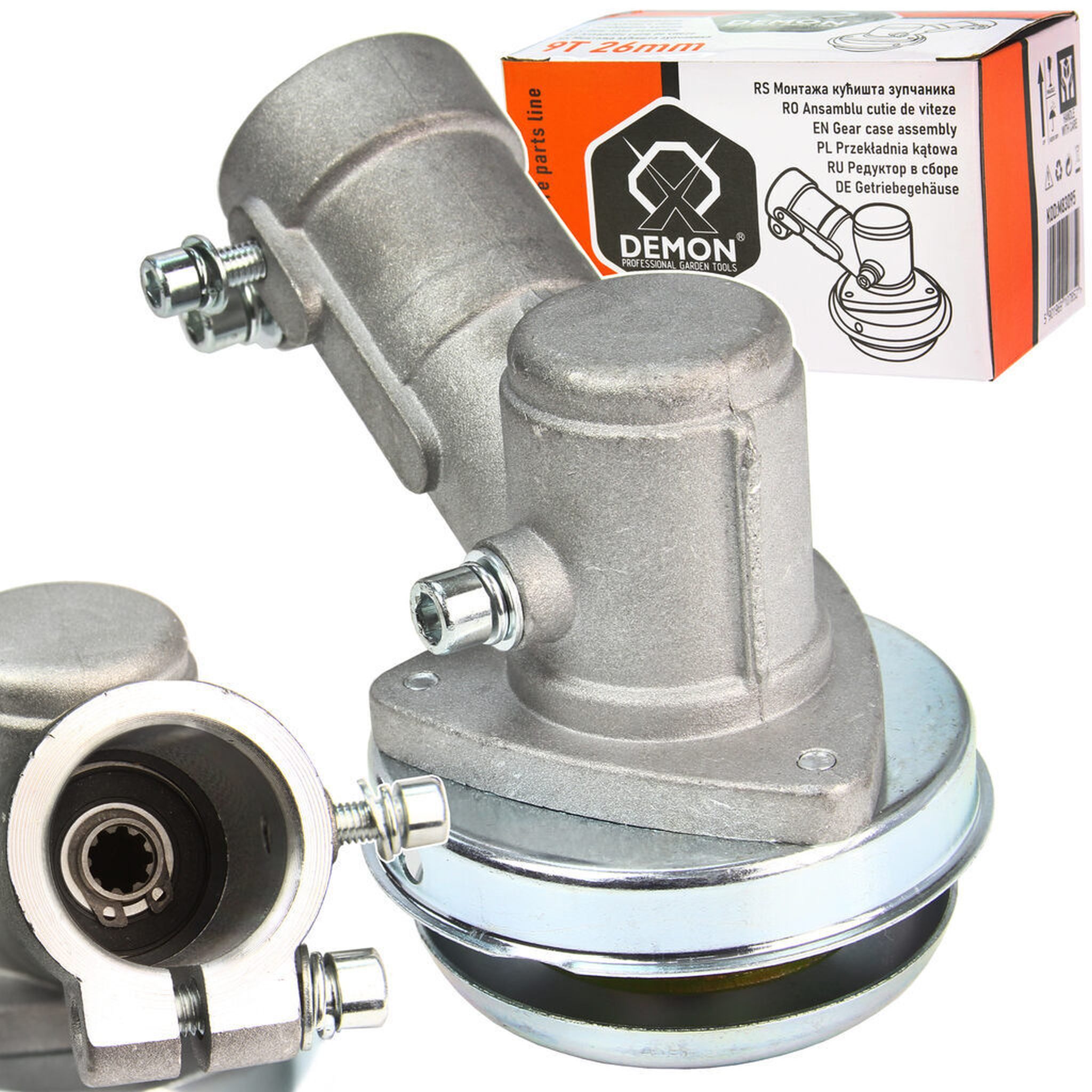 Mar-Pol Kegelsenker Kegelkopf für Motorsense 9 Zähne Rohr Ø 26 mm Universal Ersatzkopf, (1-tlg)