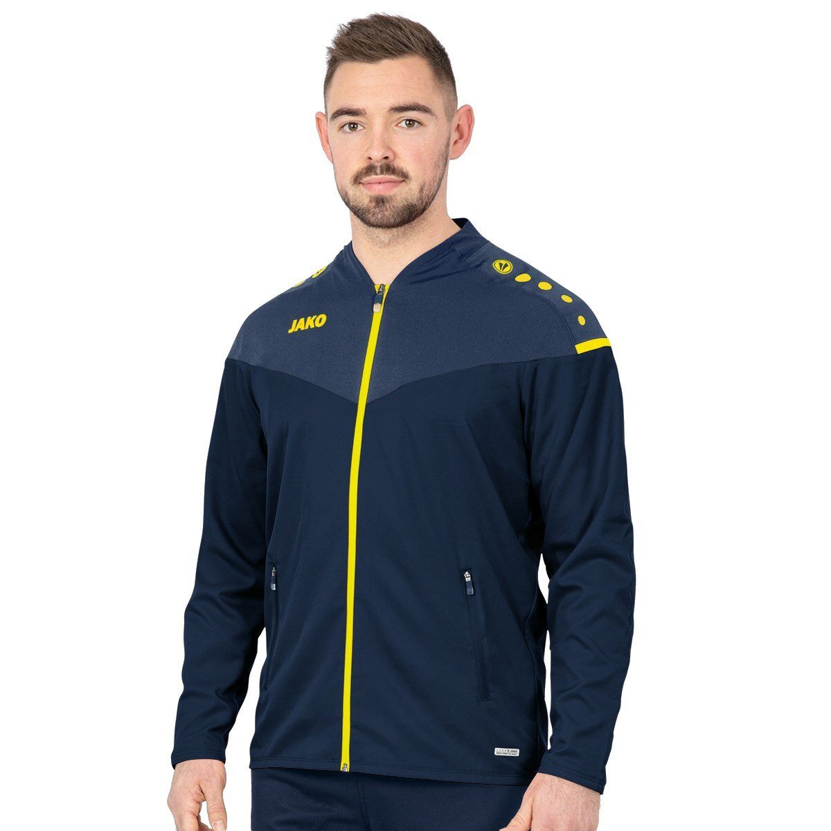 Jako Trainingsjacke Champ 2.0 (Präsentation) marineblau/gelb Herren günstig online kaufen