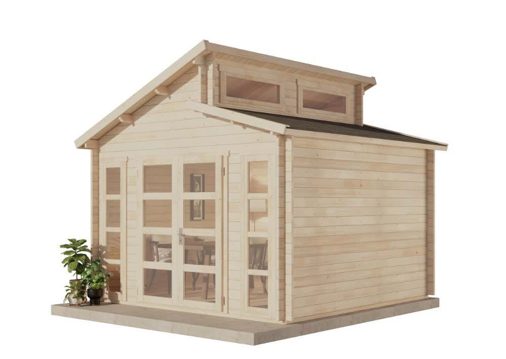 Alpholz Gartenhaus Doppel-Vinea-40