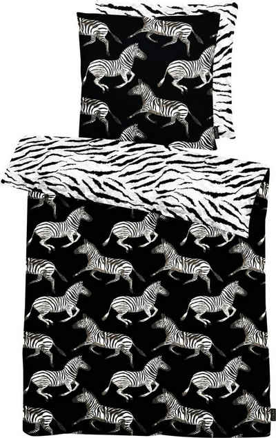 Wendebettwäsche »Theo«, APELT, mit kunstvoll gemalten Zebras