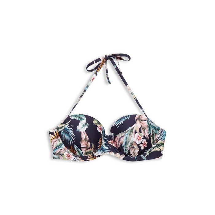 Esprit Bügel-Bikini-Top Recycelt: Bügel-Top mit floralem Print