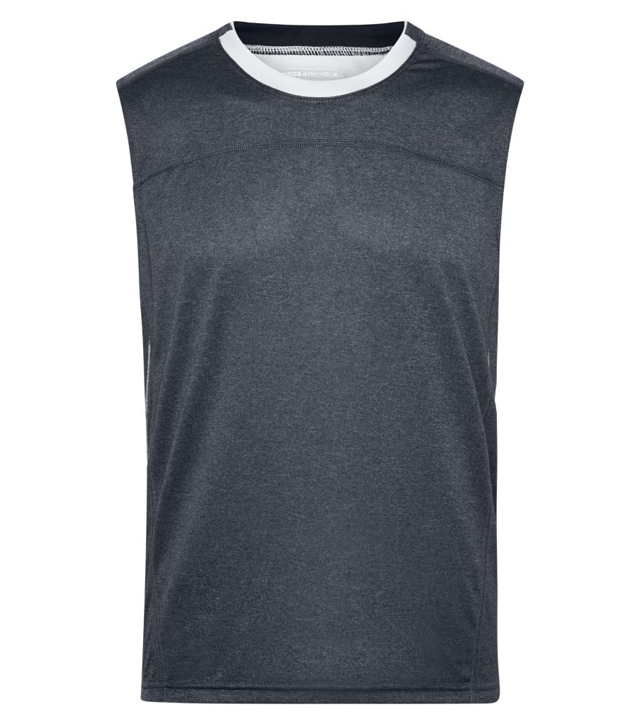 James & Nicholson Lauftop Doppelpack Sportliches Herren Lauf Top aus Funktionspolyester JN470 (Doppelpack, 2er-Pack) Feuchtigkeitsregulierendes Material