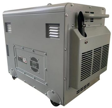 fradashop Stromerzeuger Silent Diesel Generator AVR/ATS/FB 7,0kVA