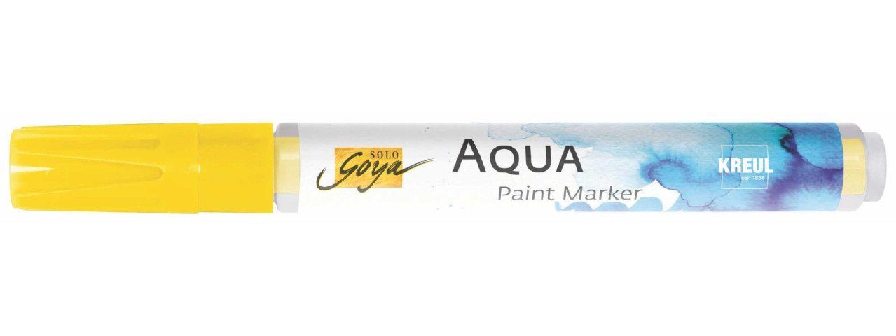 Goya Marker Kreul Kreul kadmiumgelb Paint Künstlerstift Aqua Solo