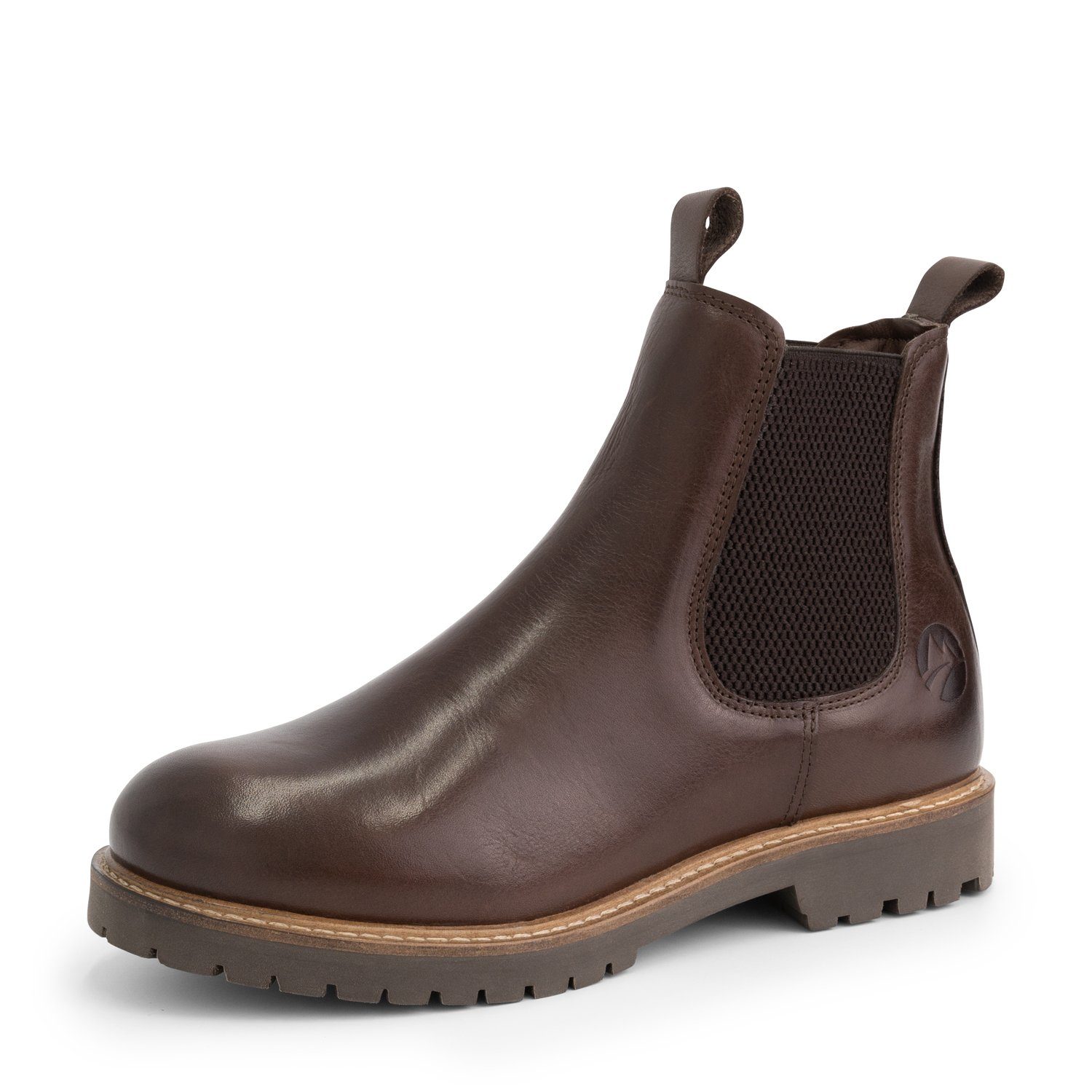 Travelin' Rosseland Lady Chelseaboots (Pull-on) wollgefüttert Dunkelbraun | Chelsea-Boots