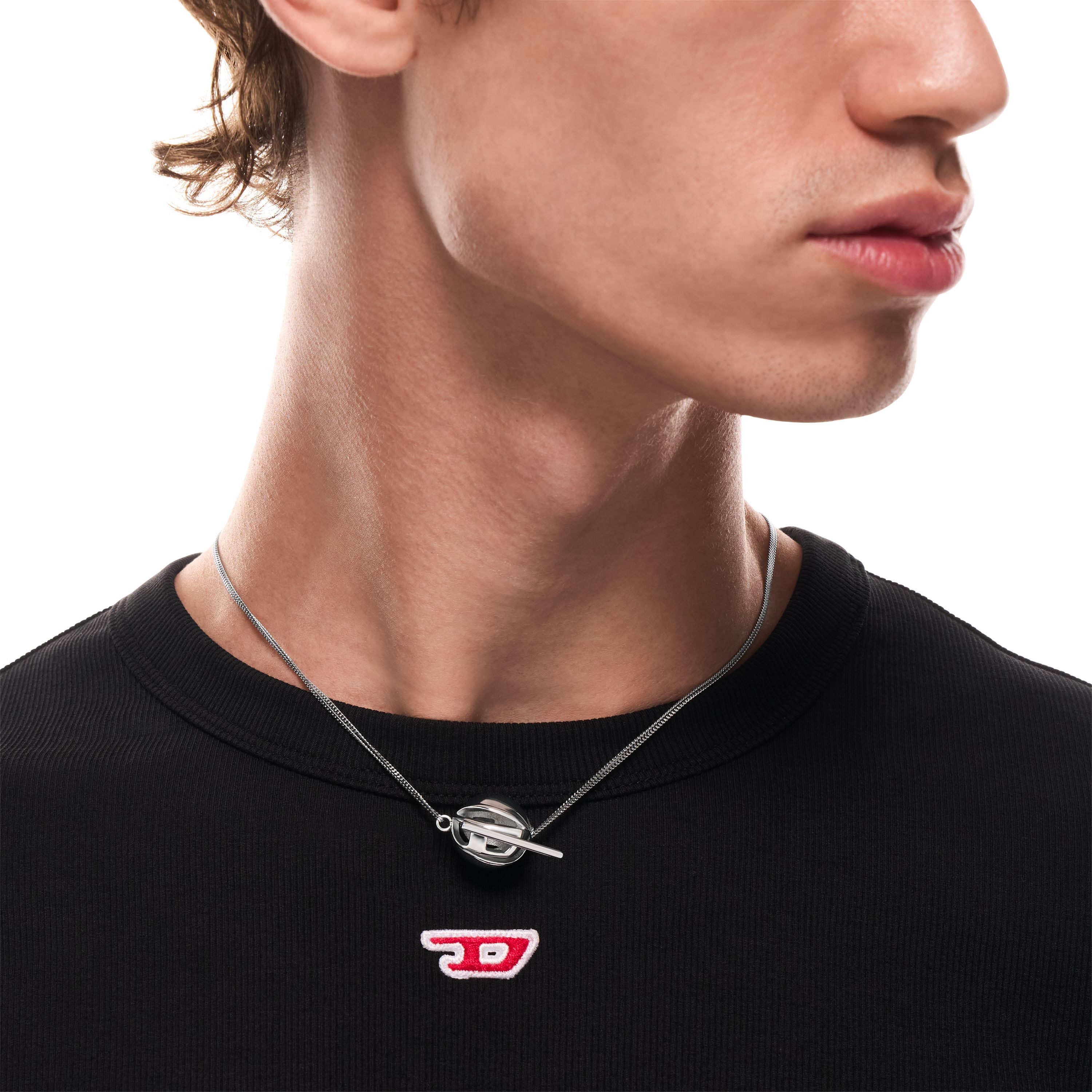 Diesel Kette mit Anhänger Oval D