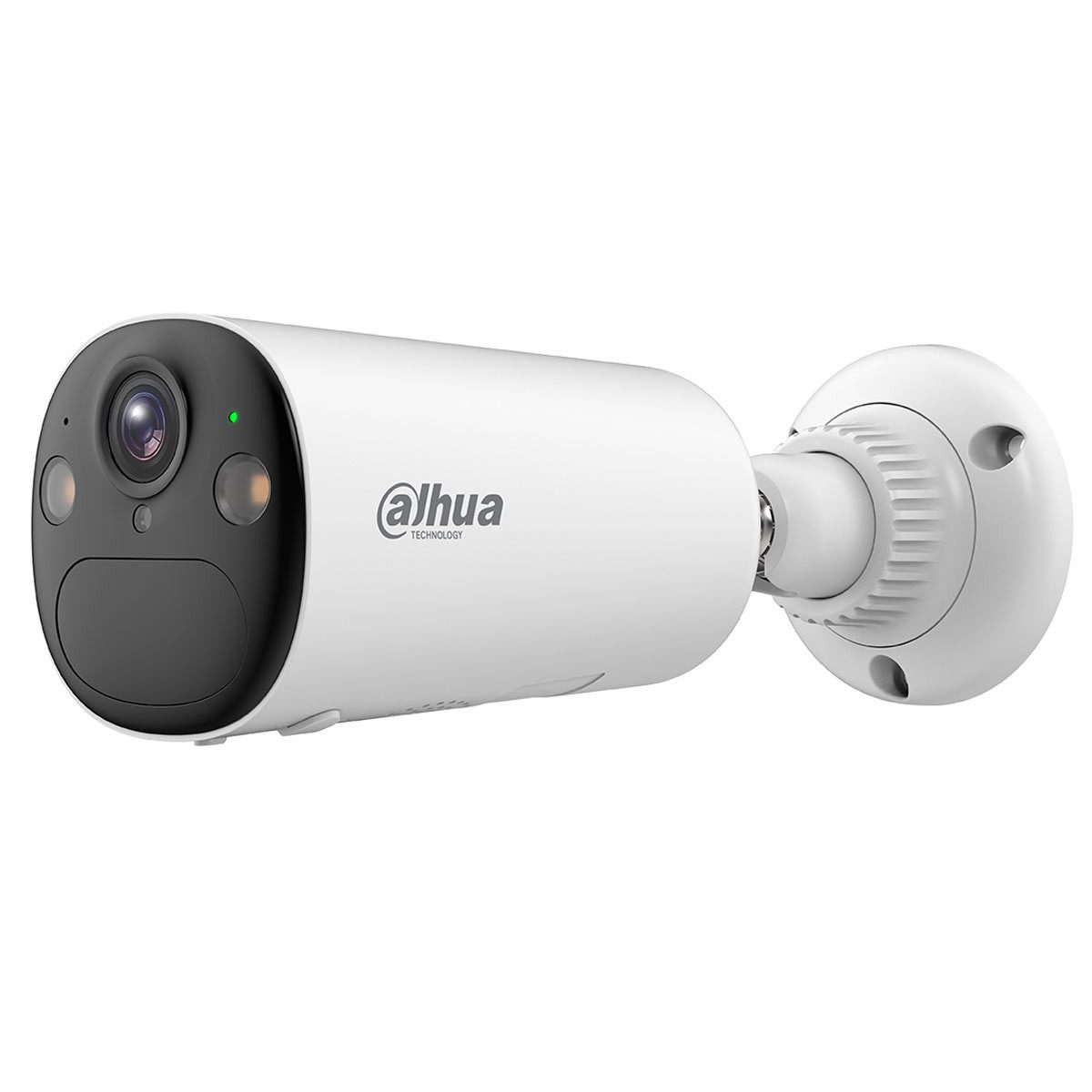 Dahua Überwachungskamera Apollo Bullet C1 4 MP Kit - batteriebetriebene Dualband WLAN (Außenbereich, inkl. Solarpanel, 100 % kabellos, Dualband-WLAN mit Wi-Fi 6, Aktive Abschreckung mit Licht und Sirene)