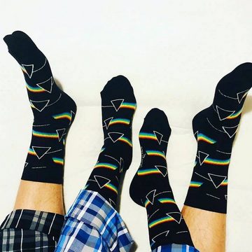 AlterSocks Freizeitsocken Lustige Socken Prisma Socken Damen & Herren Unisex Größe 36 – 45 (1 Paar)