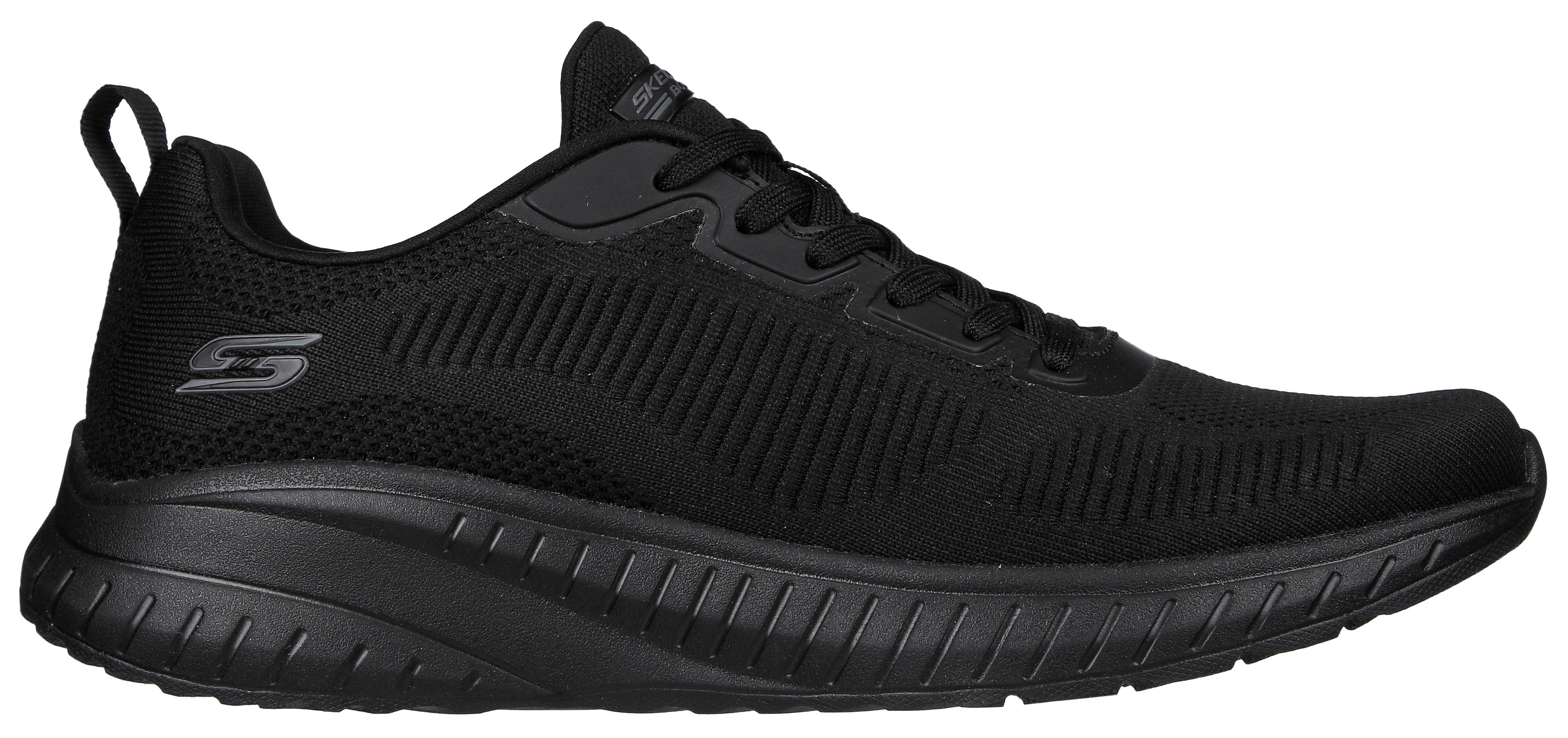 Skechers BOBS SQUAD CHAOS Sneaker im monochromen Look, Freizeitschuh, Halbschuh, Schnürschuh