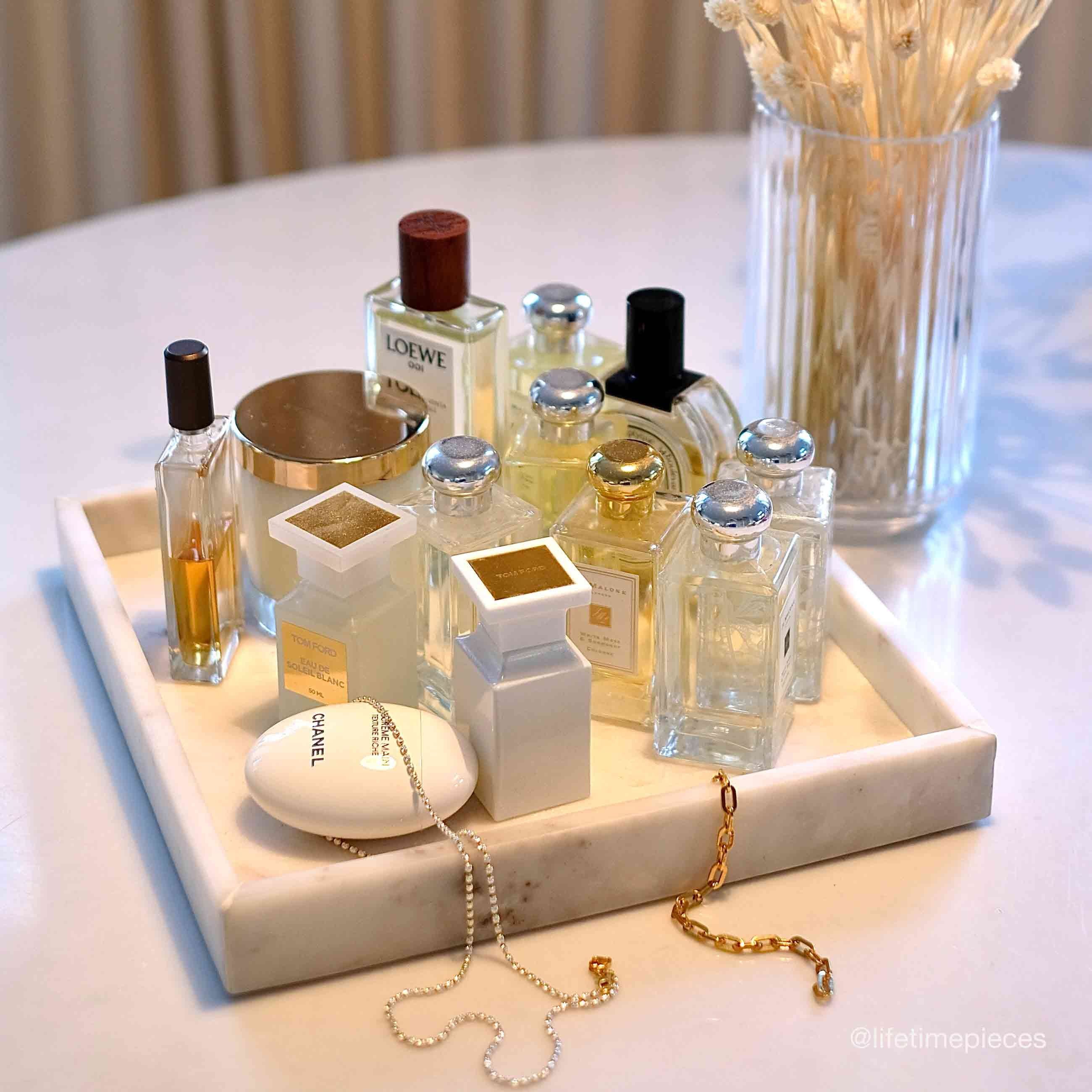 adorist Dekotablett, Marmormortablett quadratisch weiß