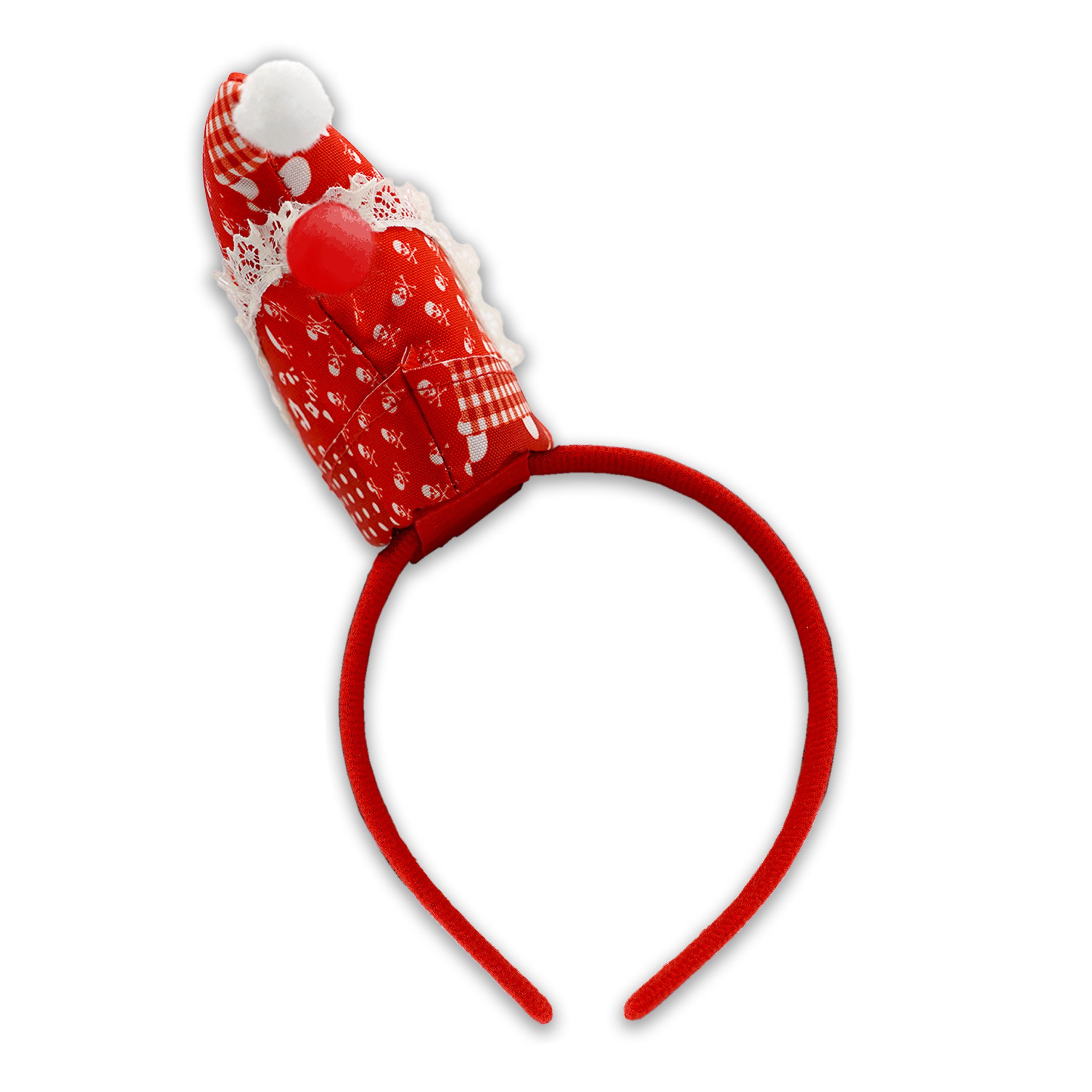 Bock-op-Kölle Haarreif Bock op Kölle Haarreifen, Schiffchen Rot-Weiß